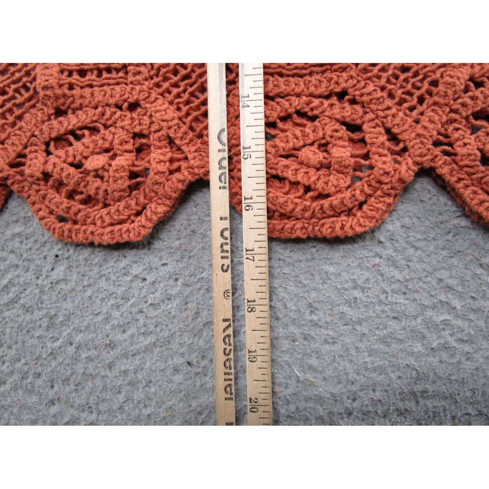 Miss Me MISS ME Tank Top Shirts Womens Orange Crochet Lace Sleeveless Crop Size M Boho Chic Size M / US 6-8 / IT 42-44 - 6 Thumbnail