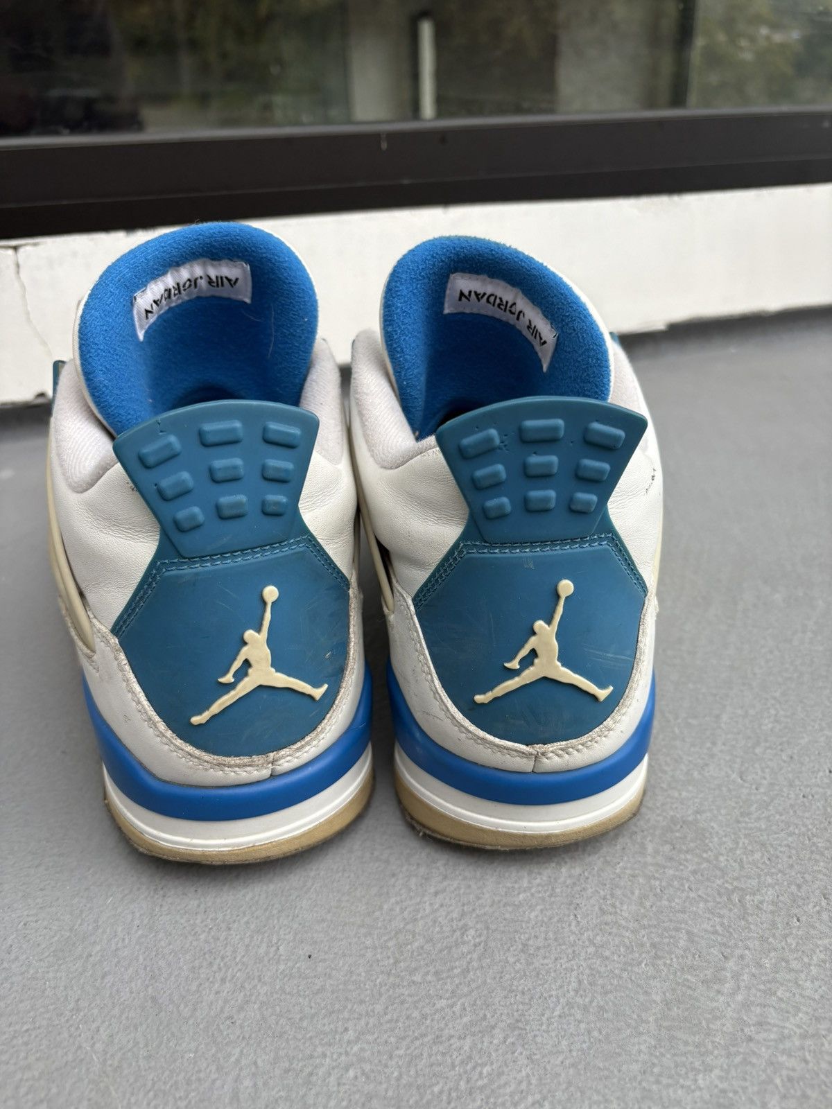 Jordan Brand × Nike Jordan 4 Military Blue 2012 Size US 12 / EU 45 - 2 Thumbnail