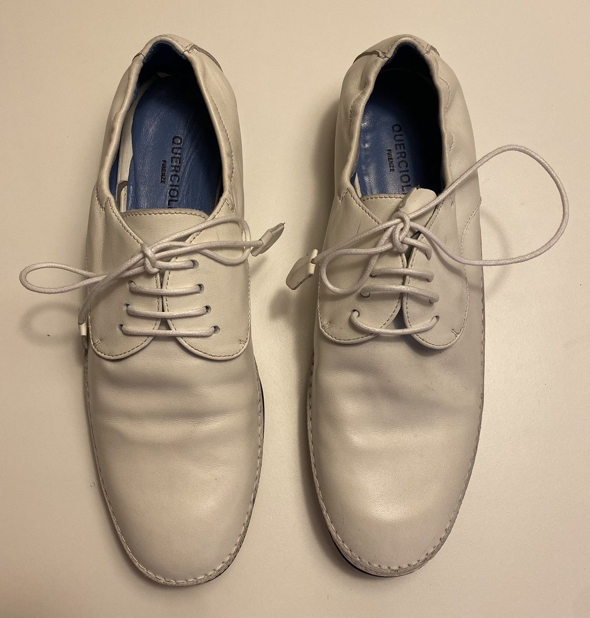 Quercioli Derby in smooth leather Size US 7 / IT 37 - 3 Thumbnail