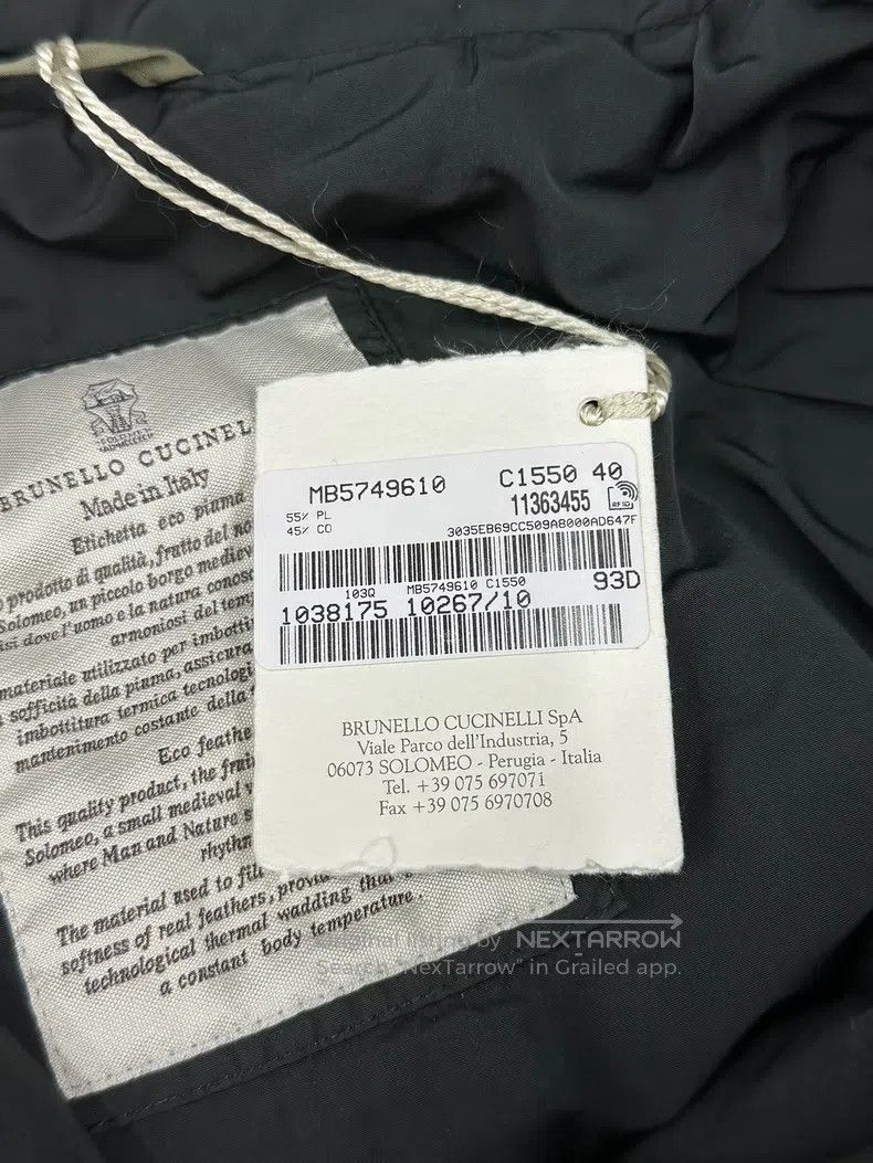 Brunello Cucinelli Brunello Cucinelli Green Removable Hood Jacket Size XS / US 0-2 / IT 36-38 - 6 Thumbnail