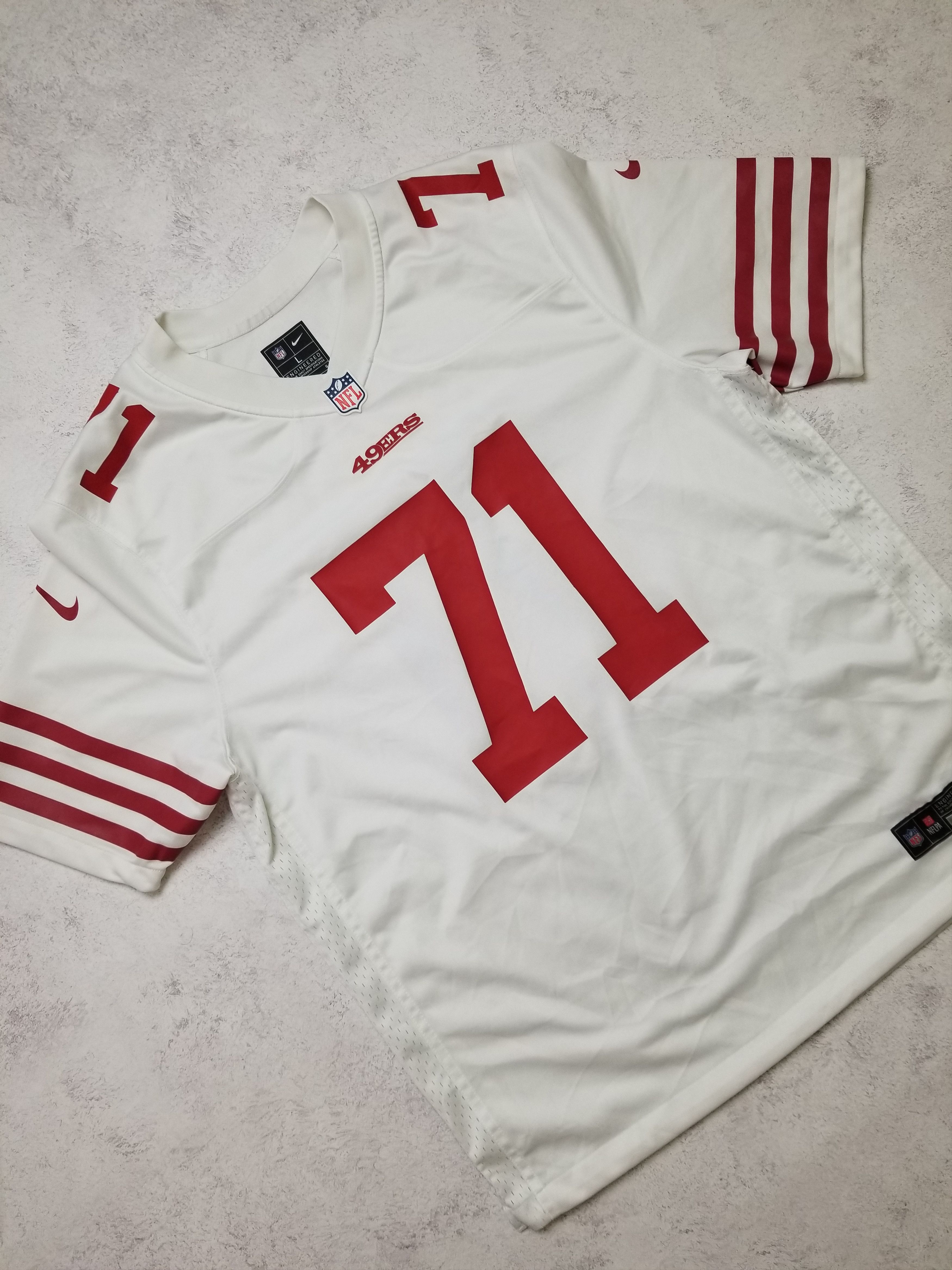 Nike San Francisco 49ers Williams #71 NFL Road Game Jersey Size US XL / EU 56 / 4 - 18 Thumbnail