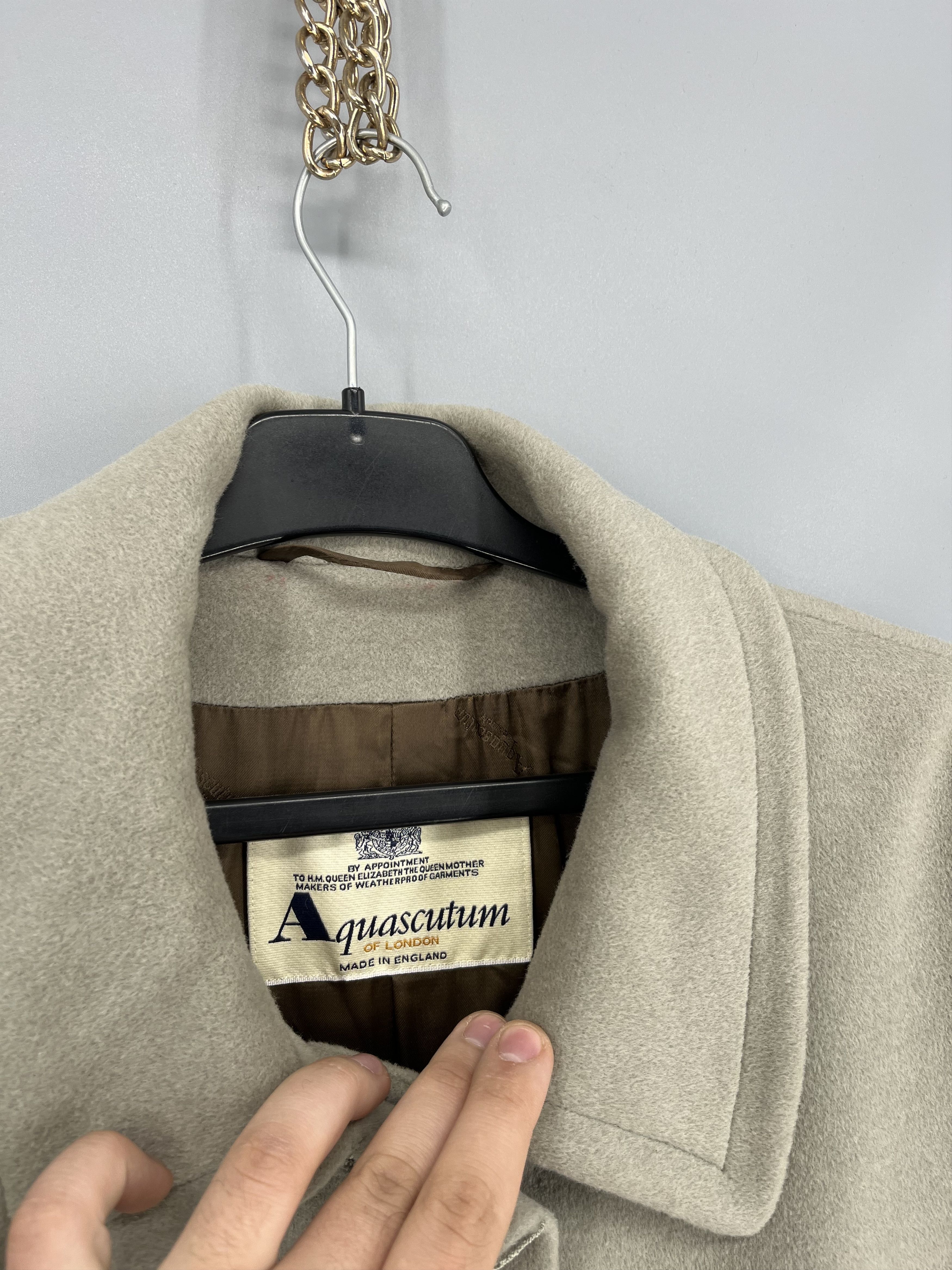 Aquascutum Vintage Aquascutum Wool Coat Jacket 70% Wool Size M / US 6-8 / IT 42-44 - 7 Thumbnail