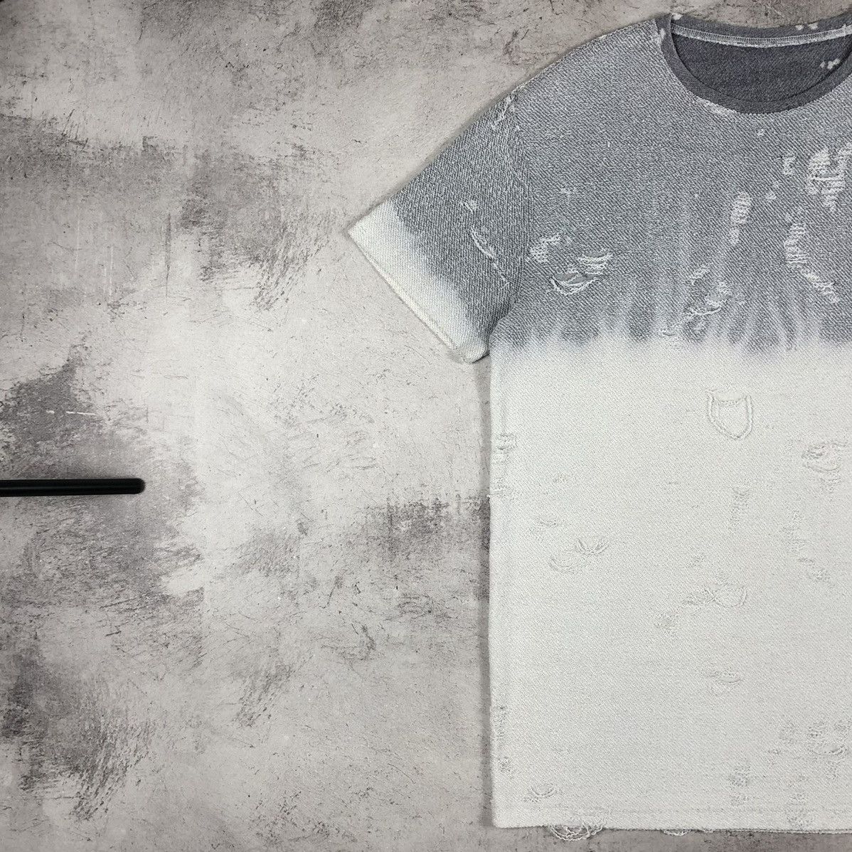 Drop Dead Drop Dead Ragged Destroyed Ombre Dip Dye Oliver Sykes Tee Size US L / EU 52-54 / 3 - 6 Thumbnail