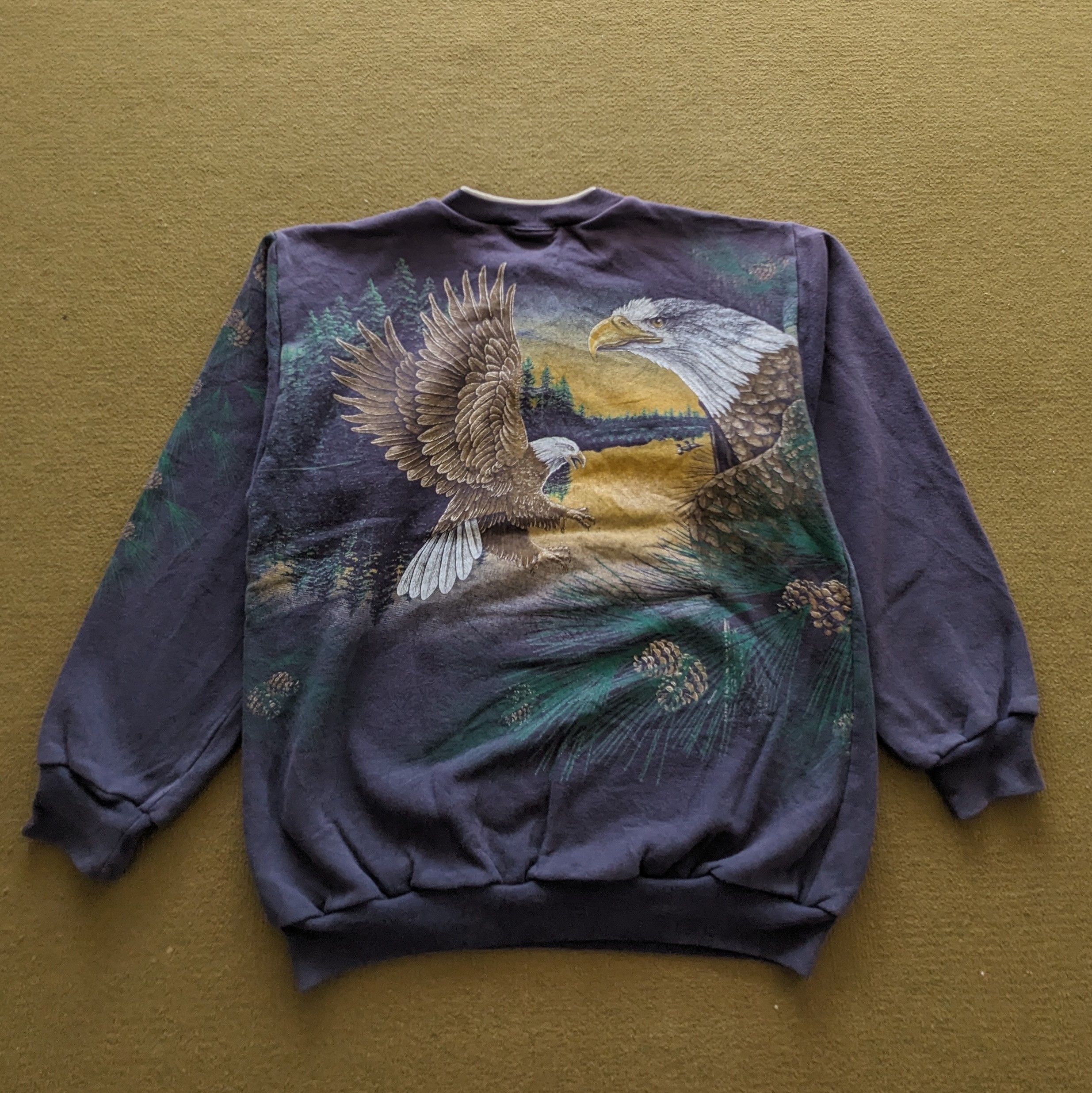 Vintage Vintage EAGLE ART Streetwear Style Sweatshirt Size US M / EU 48-50 / 2 - 3 Thumbnail