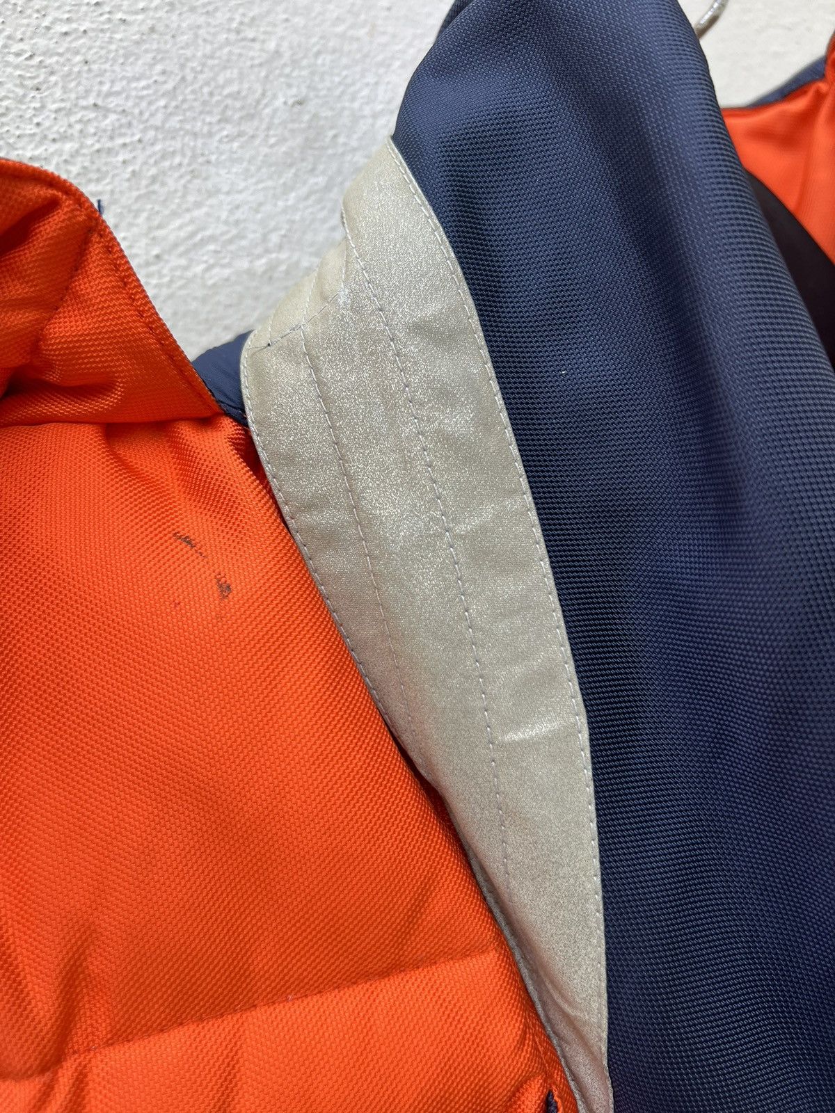Vintage Vintage Lupo De Mare Sina Cova Orange Down Puffer Vest Size US M / EU 48-50 / 2 - 11 Thumbnail