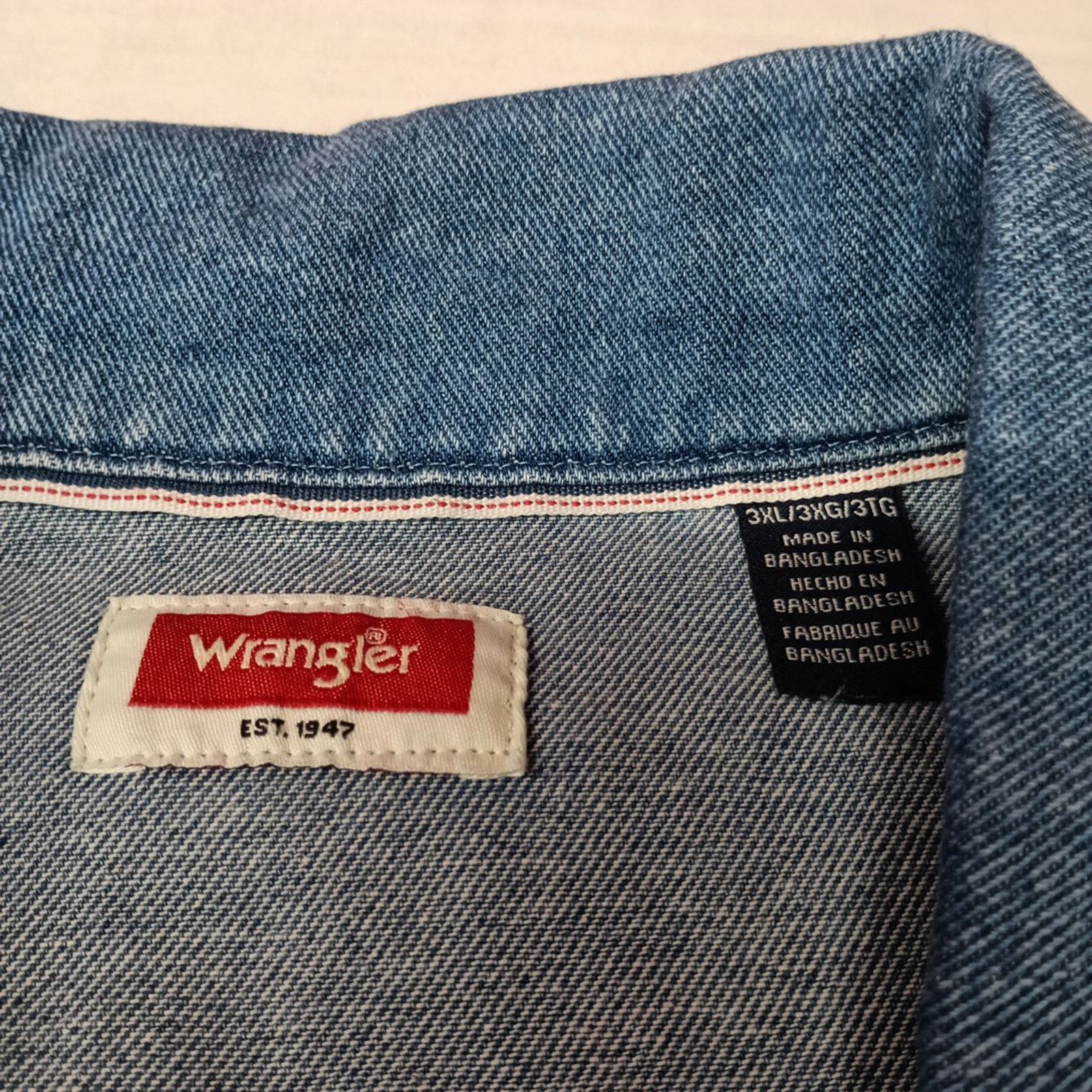 Wrangler Wrangler Denim Jacket Overshirt Outdoor Shacket Size 3XL Size US XXL / EU 58 / 5 - 5 Thumbnail