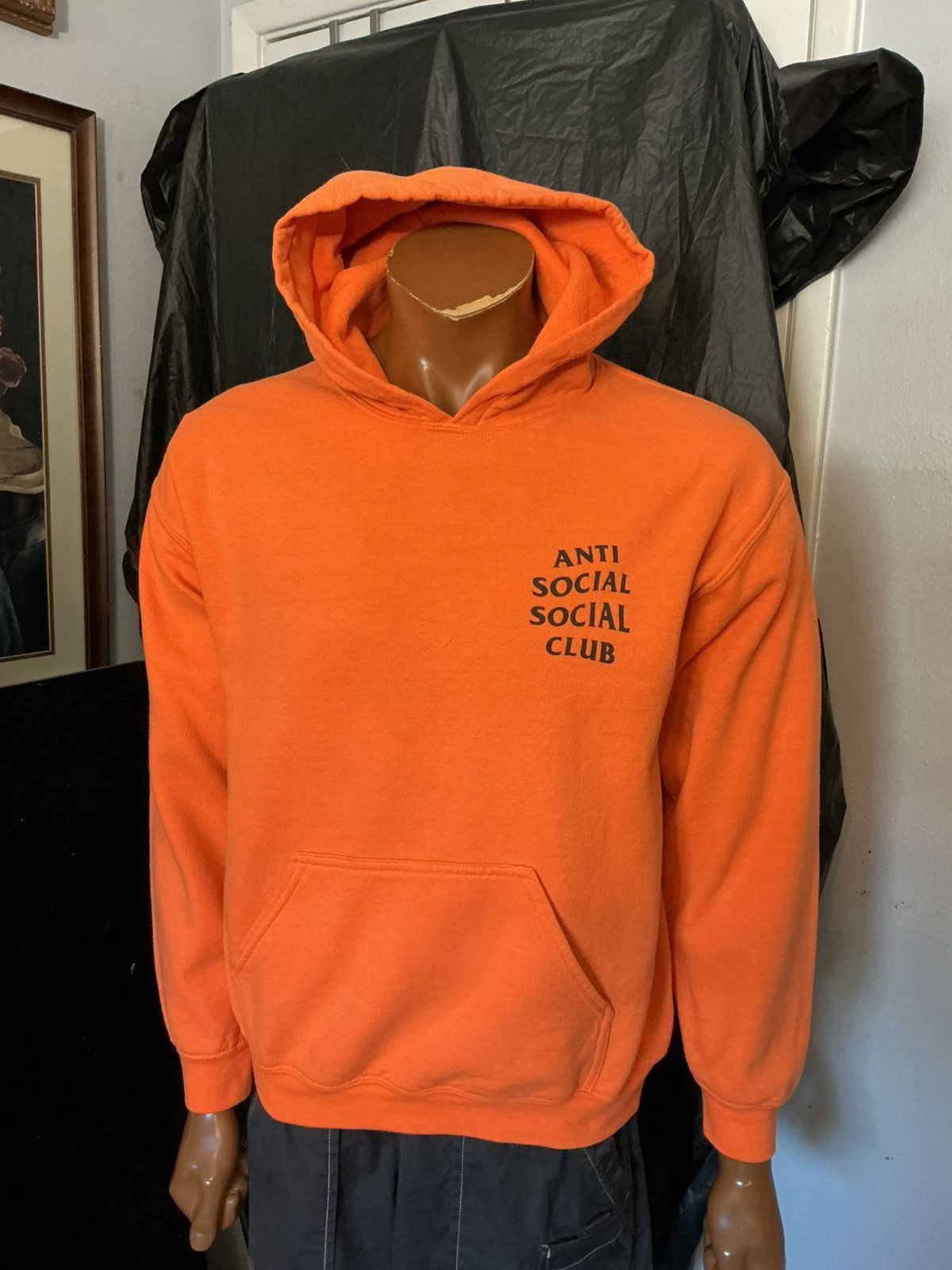 Anti Social Social Club ASSC Anti Social Social Club Orange Fleece Pullover Hoodie Size US M / EU 48-50 / 2 - 13 Thumbnail