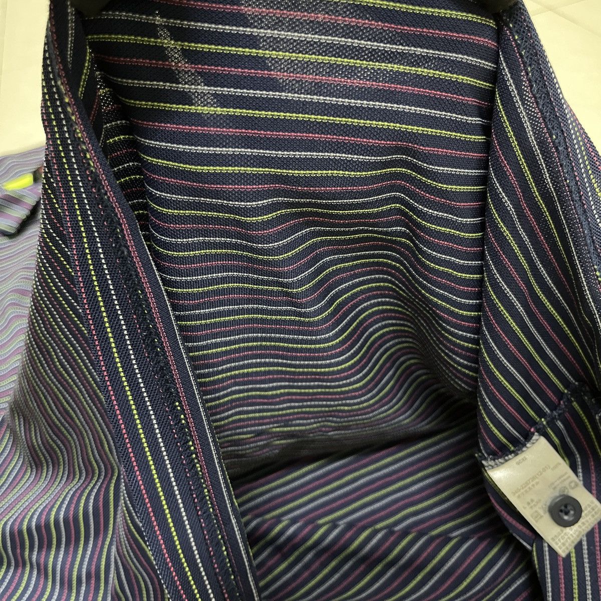 All Sport × GU × Japanese Brand GU Japan Easy Dry Stripes Polo Jersey Shirt Size US M / EU 48-50 / 2 - 5 Thumbnail