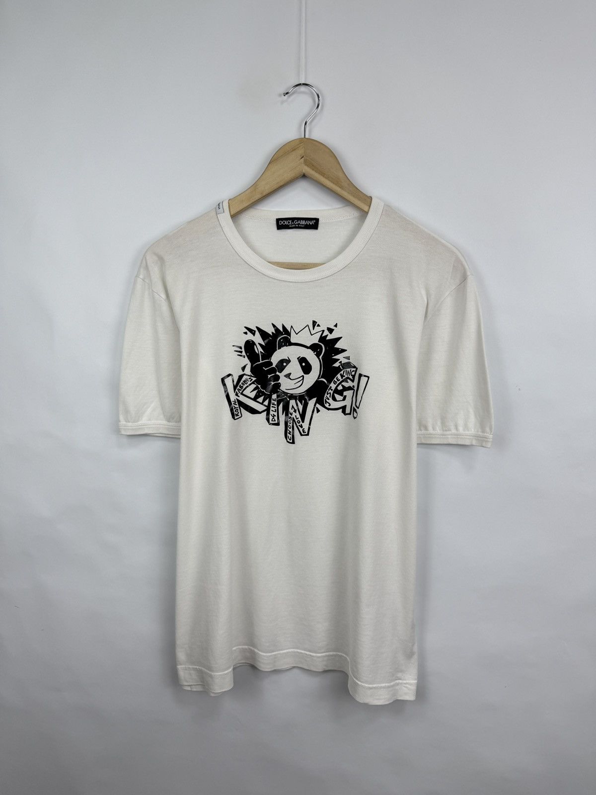 Dolce & Gabbana 🇮🇹 Y2K Dolce Gabbana King Panda T-Shirt Rare Retro Hype Size US M / EU 48-50 / 2 - 3 Thumbnail