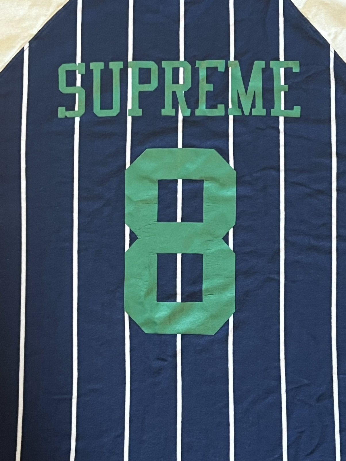 Supreme Supreme Striped Raglan XL Size US XL / EU 56 / 4 - 4 Thumbnail