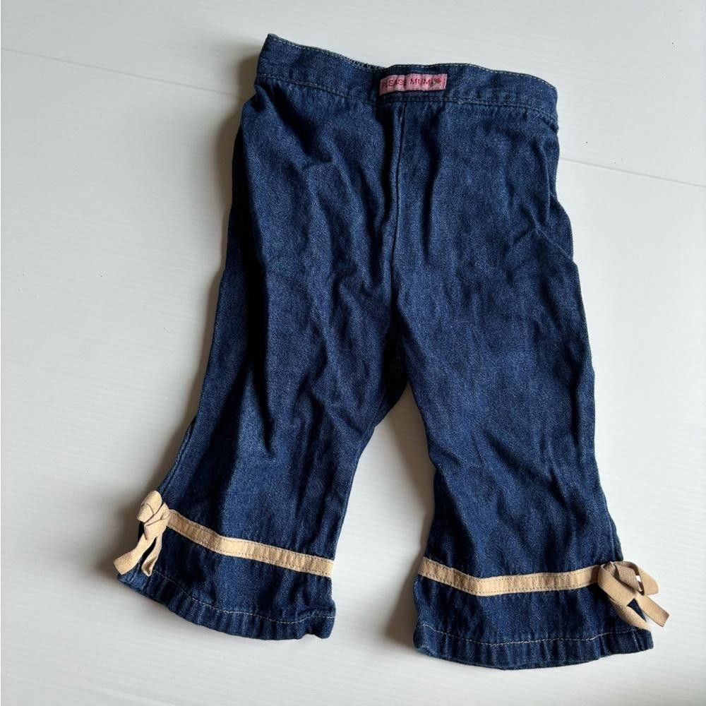 Designer Vintage Please Mum Flared Jeans Size US 26 / EU 42 - 1 Thumbnail