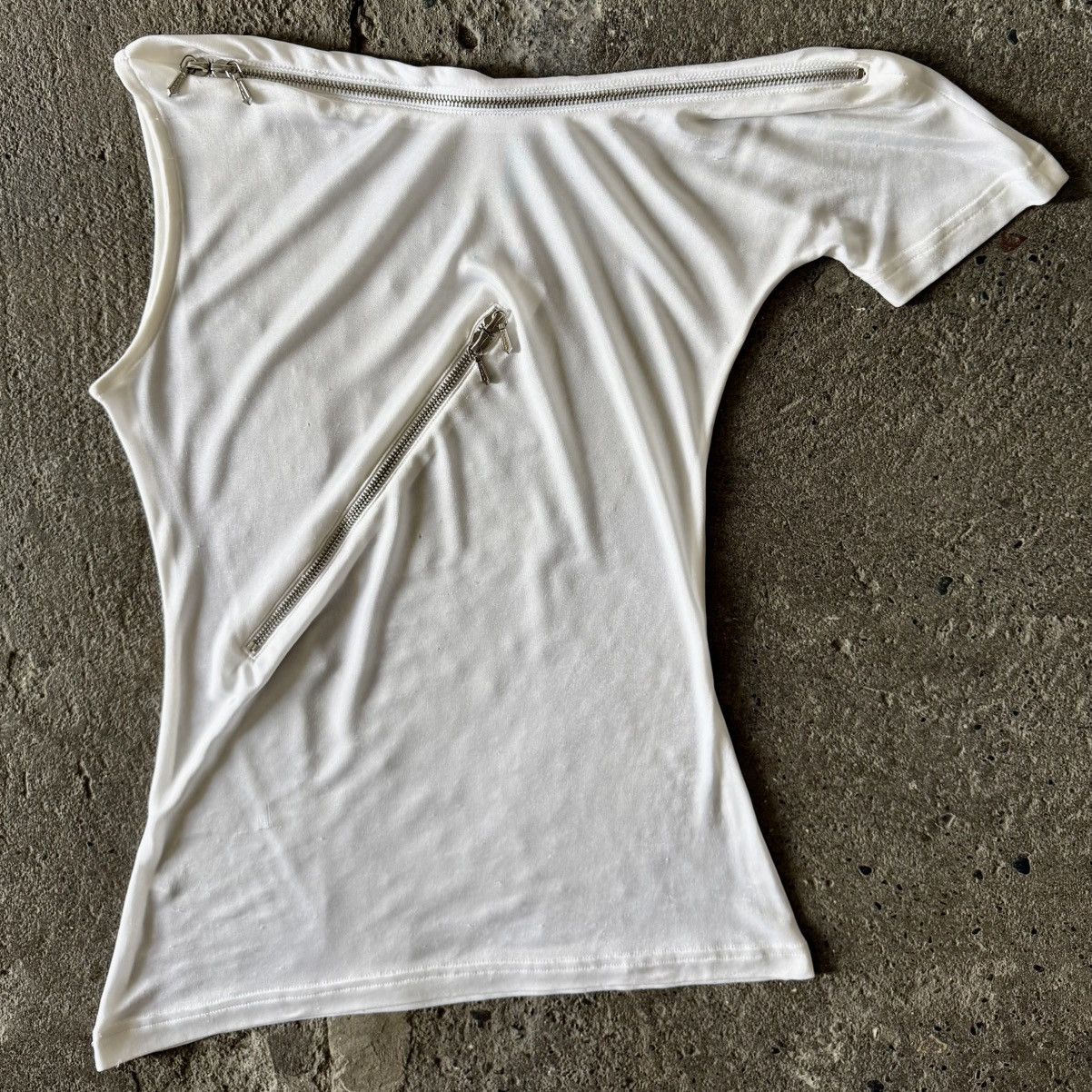 Alexander McQueen Archive Alexander Mcqueen -SS1997 -Zippered Asymmetrical Top Size S / US 4 / IT 40 - 9 Thumbnail