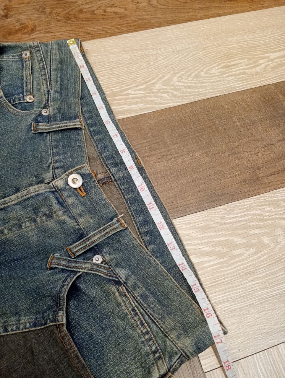 Japanese Brand JAPANESE MODERN LOVERS PATCHWORK STRETCH JEANS Size US 34 / EU 50 - 9 Thumbnail