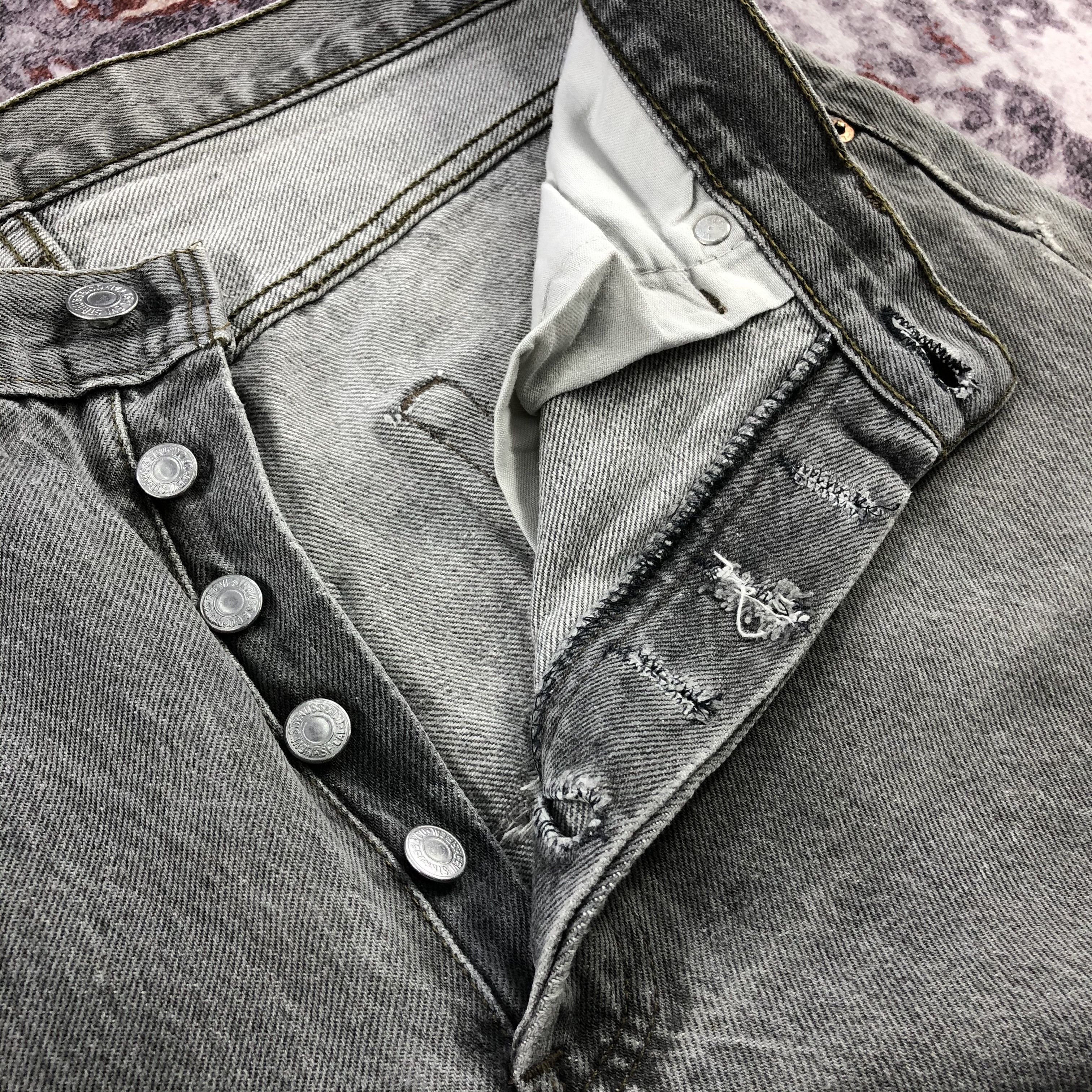 Levi's × Vintage Vintage 90s Levis 501 Earth Tone Jeans-JM2373 Size US 33 - 14 Thumbnail
