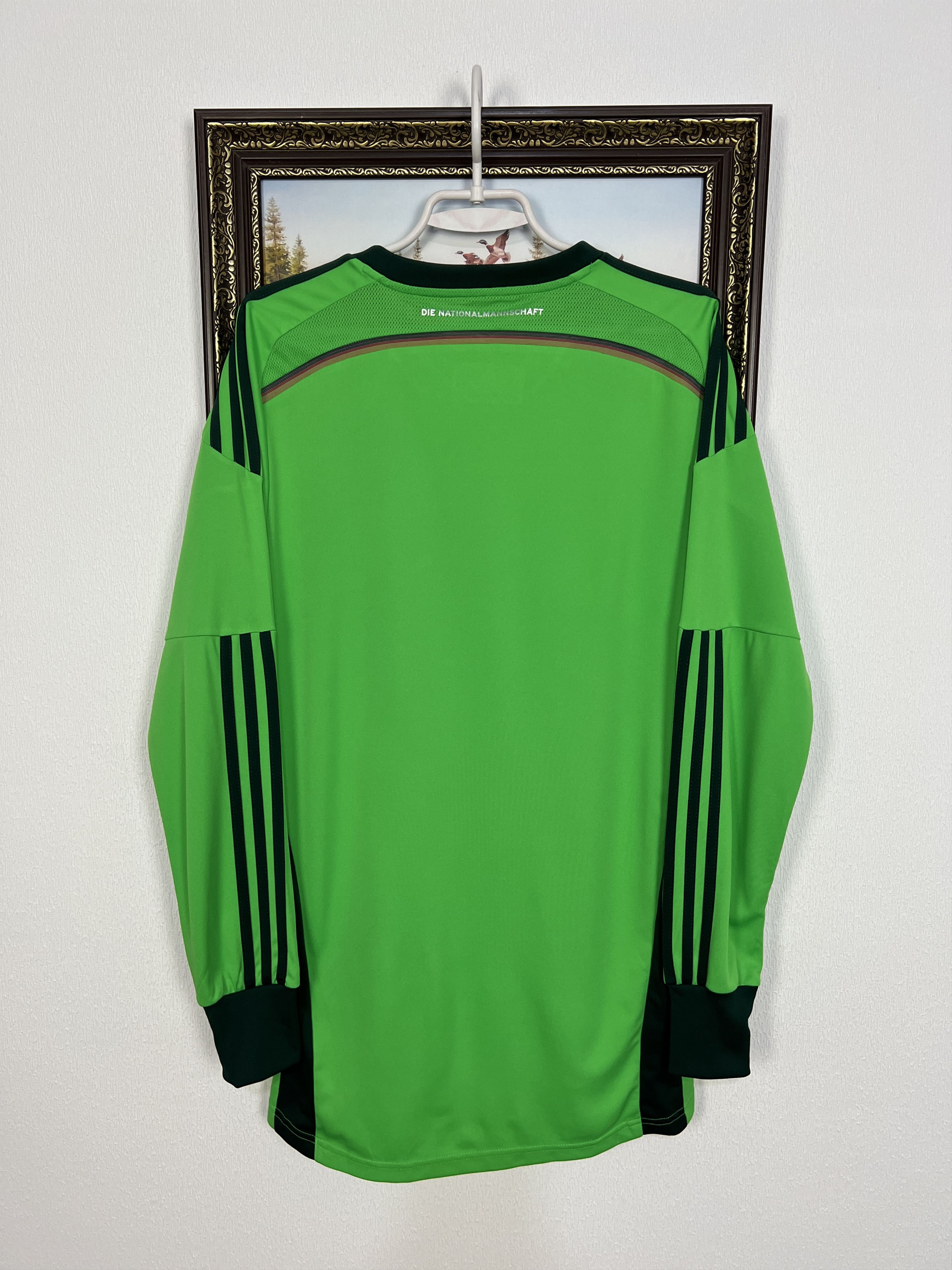 Adidas Germany Goalkeeper football shirt 2013 Soccer Jersey Trikot Size US M / EU 48-50 / 2 - 10 Thumbnail