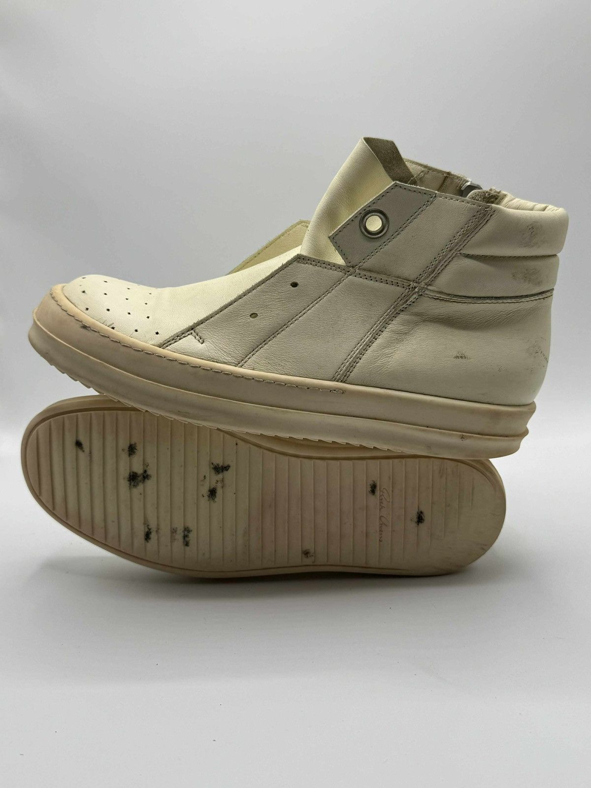 Rick Owens Rick Owens Island Dunks Laceless Mid-Top Sneakers Size US 7 / EU 40 - 4 Thumbnail