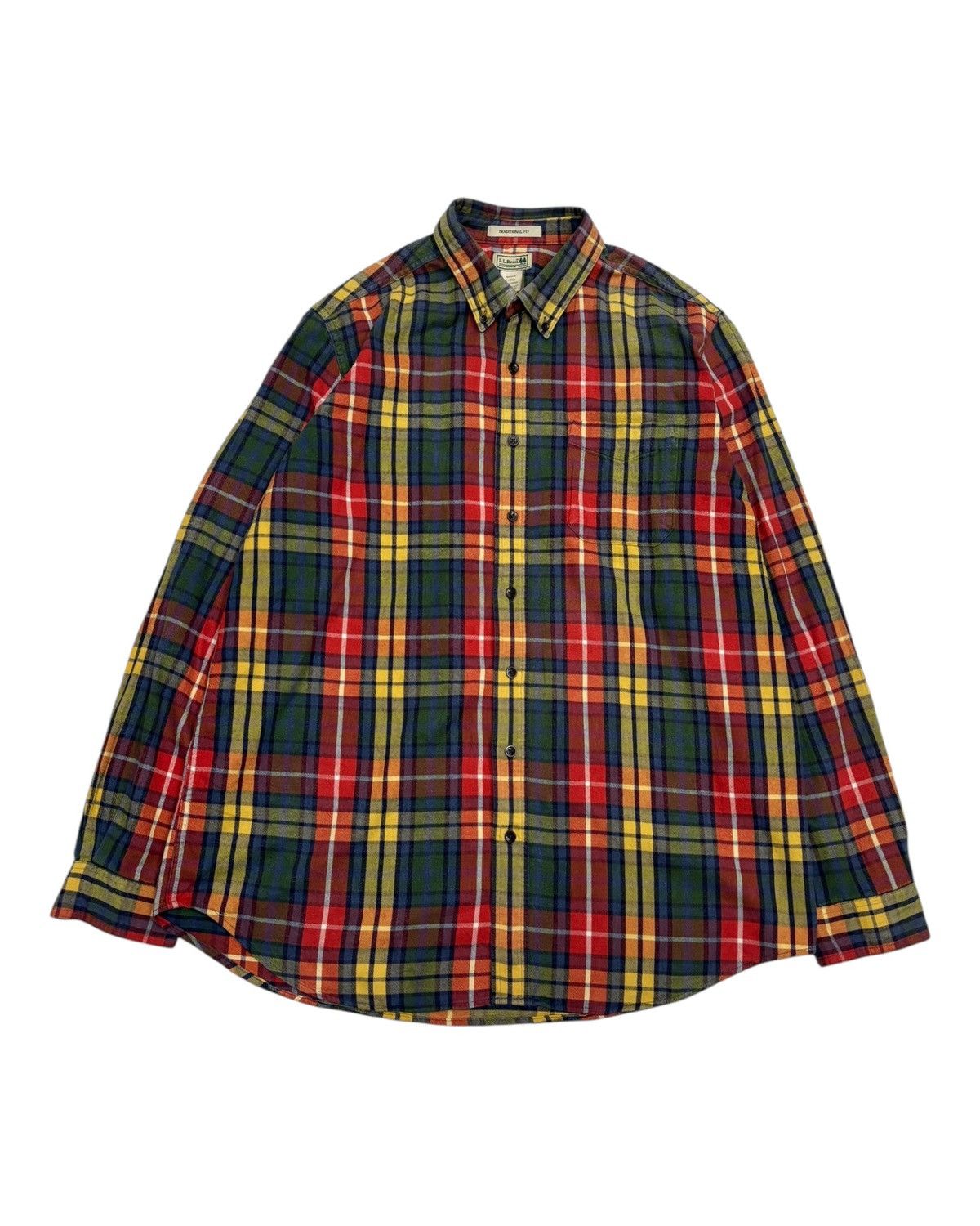 L.L. Bean ❤️‍🔥L.L. BEAN CHECKERED FLANNEL BUTTON SHIRT Size US L / EU 52-54 / 3 - 3 Thumbnail
