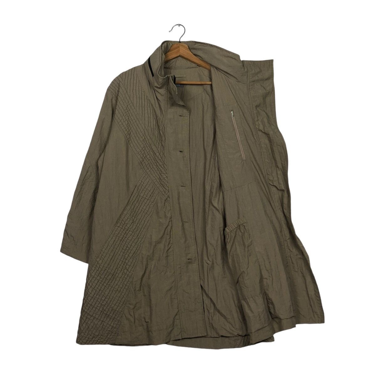 Japanese Brand 🔥VINTAGE CHORE LONG JACKET MANA PLEATED ISSEY MIYAKE Size US M / EU 48-50 / 2 - 13 Thumbnail