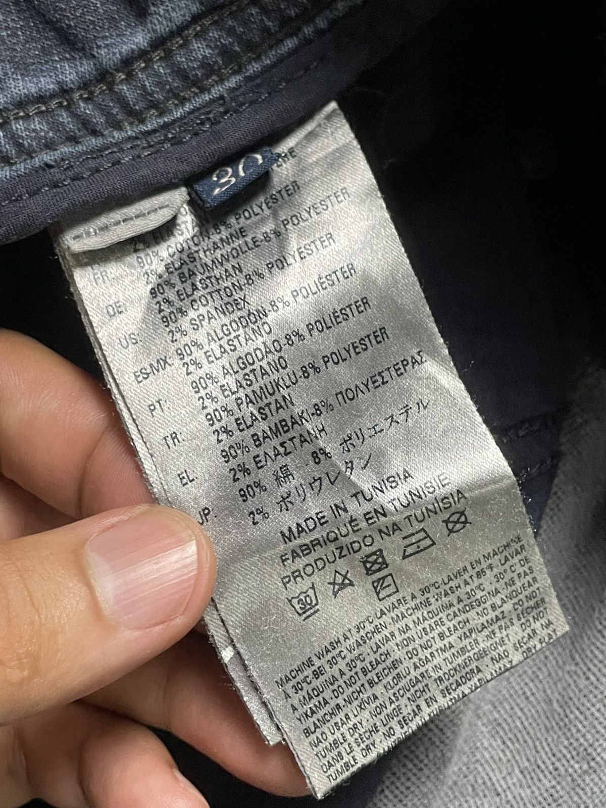 Diesel × Vintage DIESEL INDUSTRY RELAXED FIT JEANS (103) Size US 33 - 9 Thumbnail