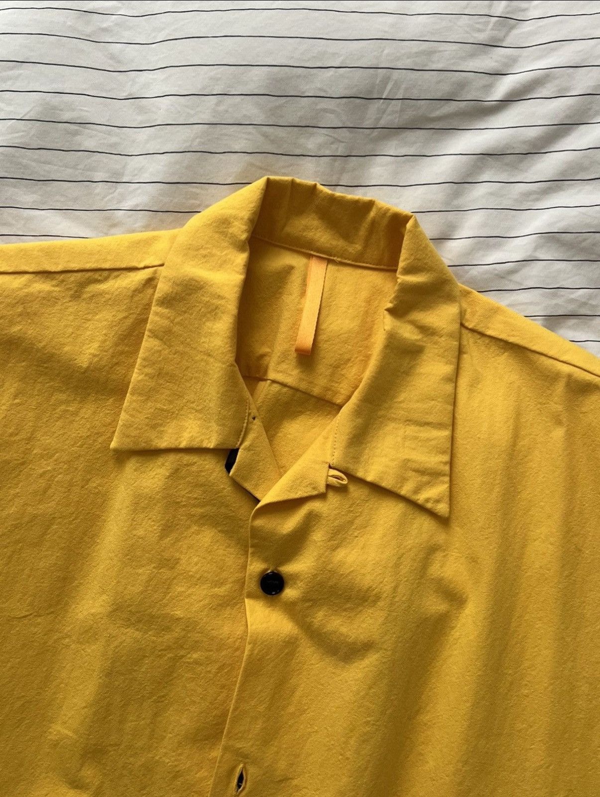 MAN-TLE MAN-TLE S6 short sleeve washed cotton shirt Size US M / EU 48-50 / 2 - 2 Thumbnail