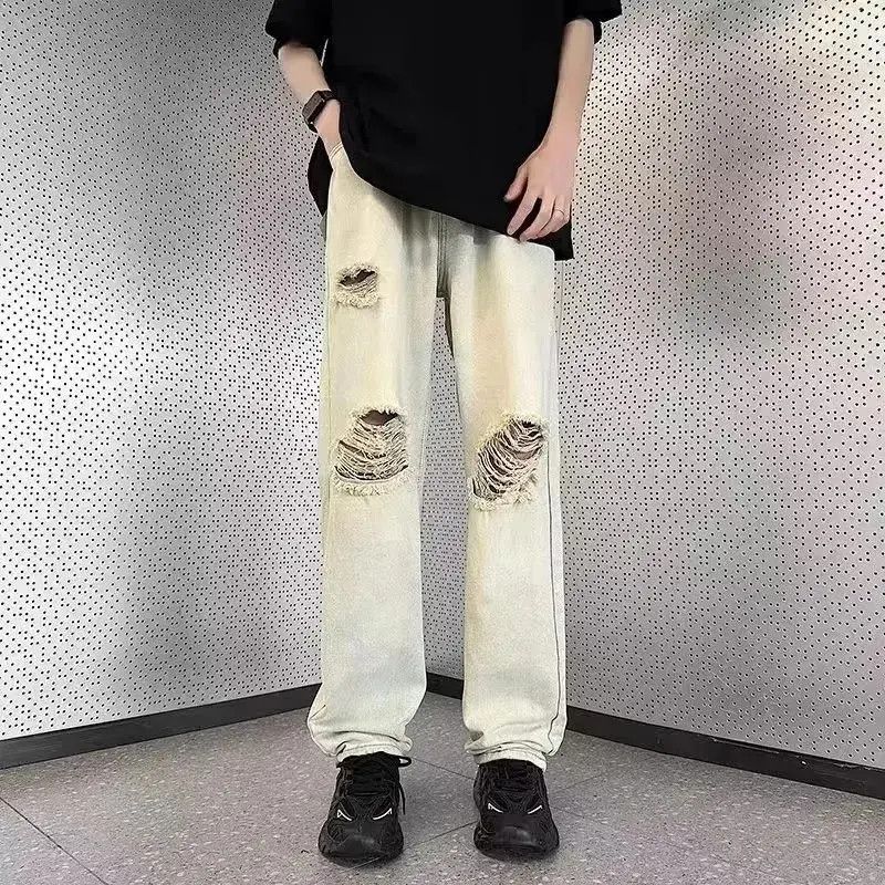 Japanese Brand Vintage ripped high street jeans Size US 32 / EU 48 - 6 Thumbnail