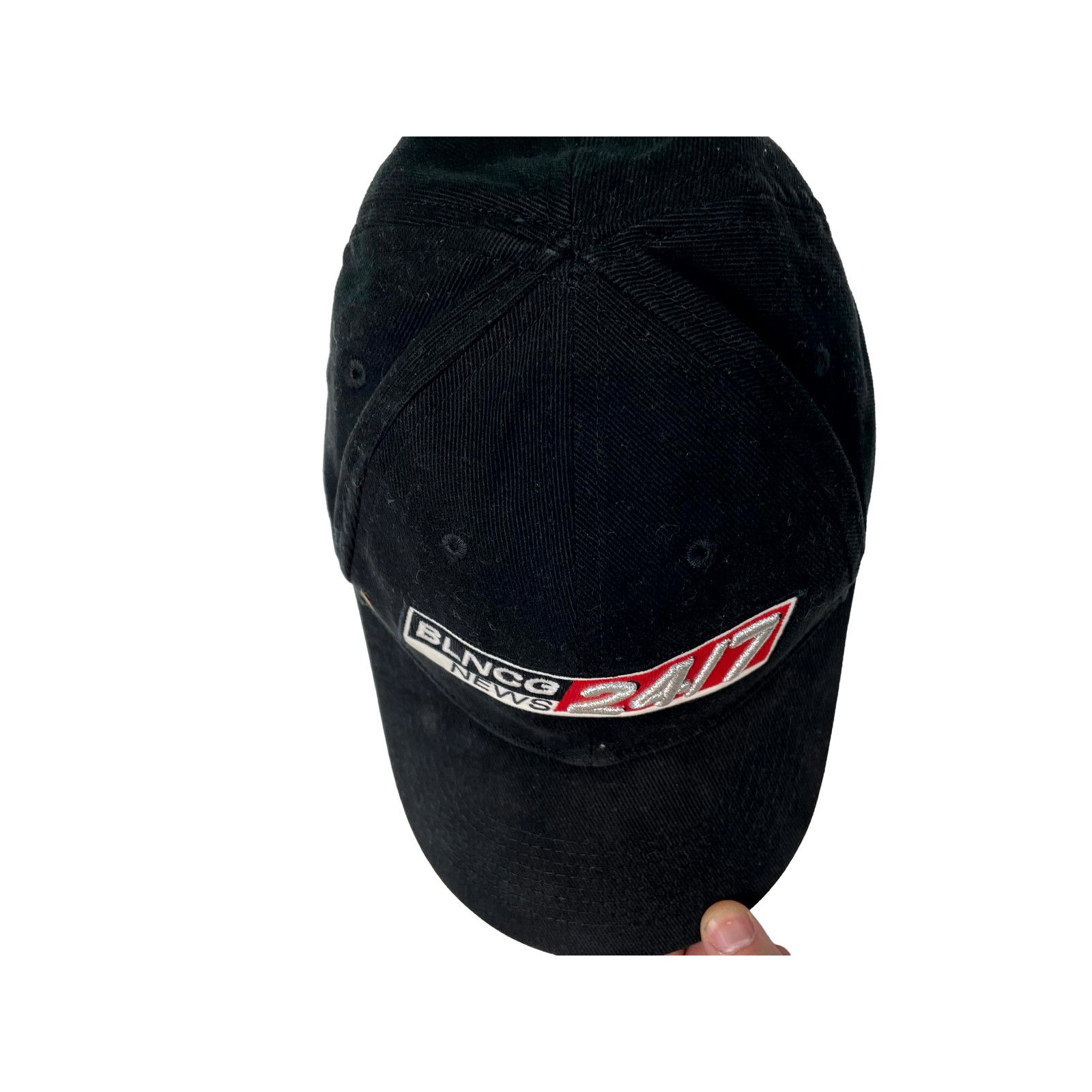Balenciaga Balenciaga BLNCG 24-7 News Black Hat Size 34 - 3 Thumbnail
