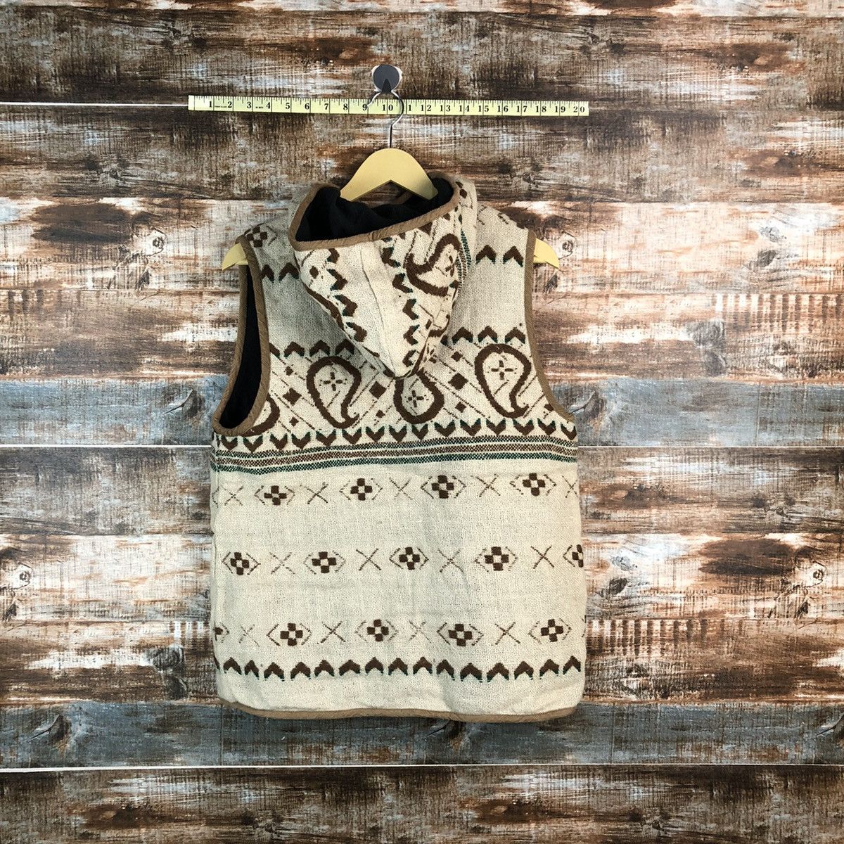 Japanese Brand Amina Brown Cardigan Hoodie Vest #A2301 Size US M / EU 48-50 / 2 - 14 Thumbnail