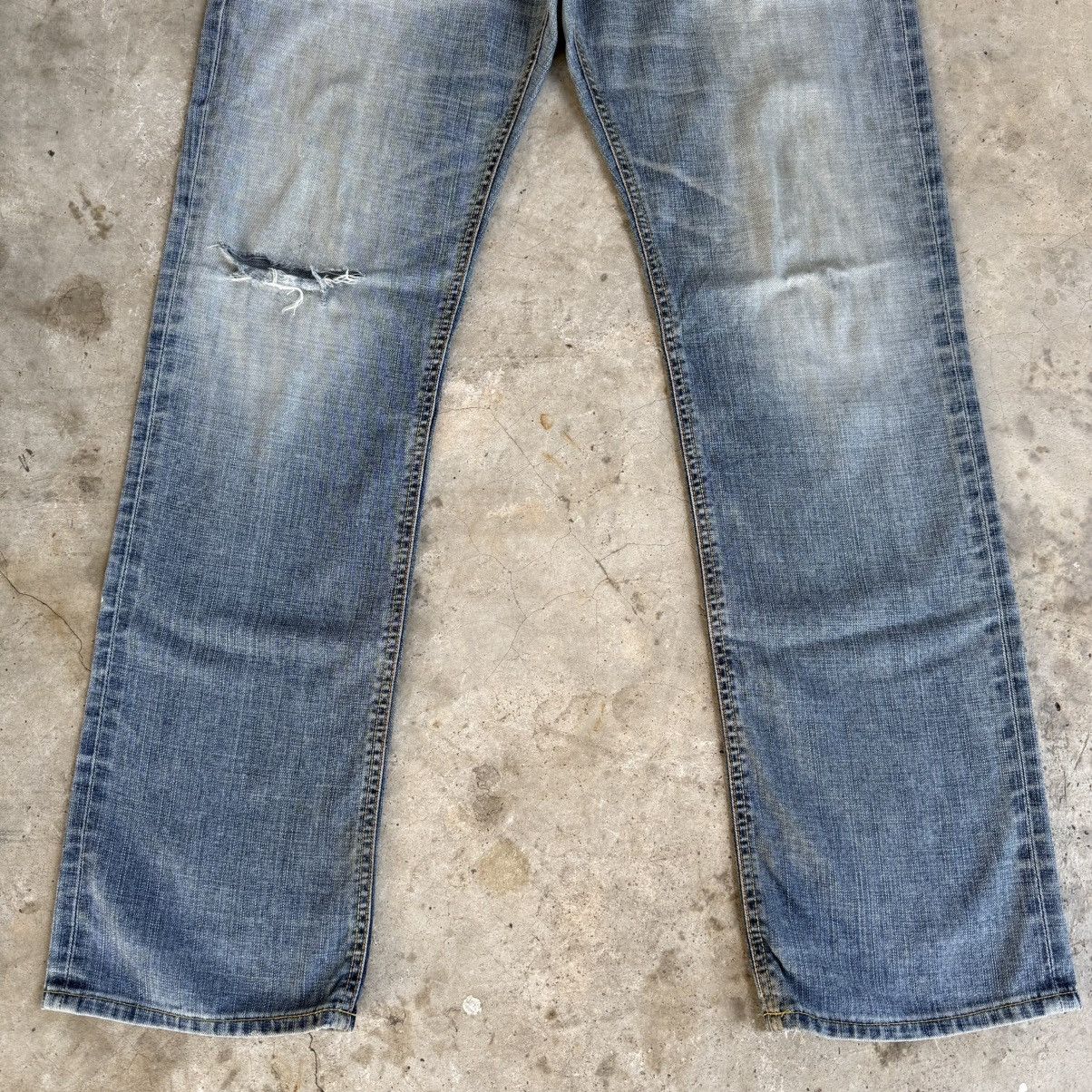 Edwin Vintage Edwin Faded Distressed Denim Jean Pants W34 Size US 34 / EU 50 - 3 Thumbnail