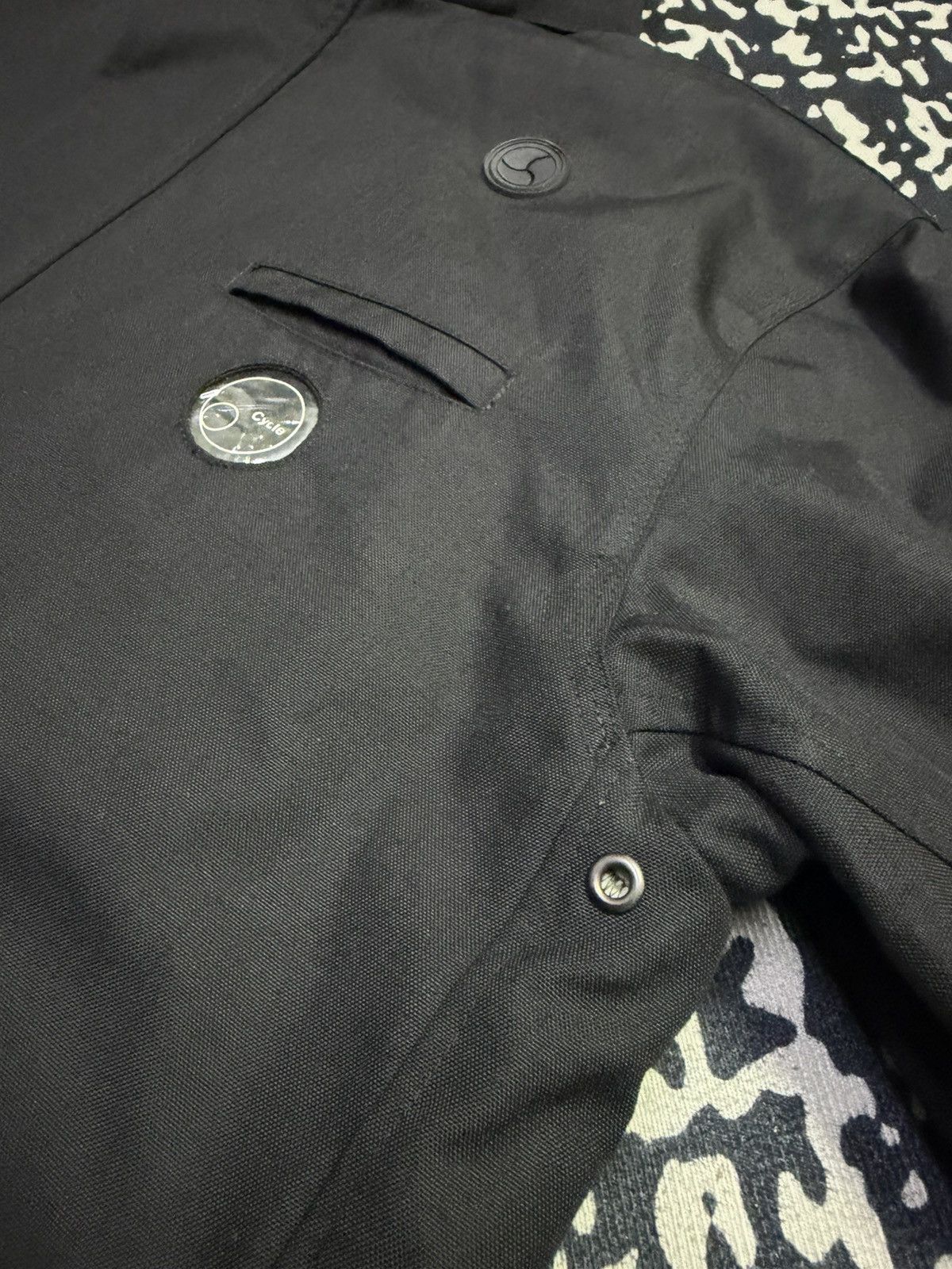 Japanese Brand Cycle Clothing Black Jacket With Back Smart Pocket Size US M / EU 48-50 / 2 - 13 Thumbnail