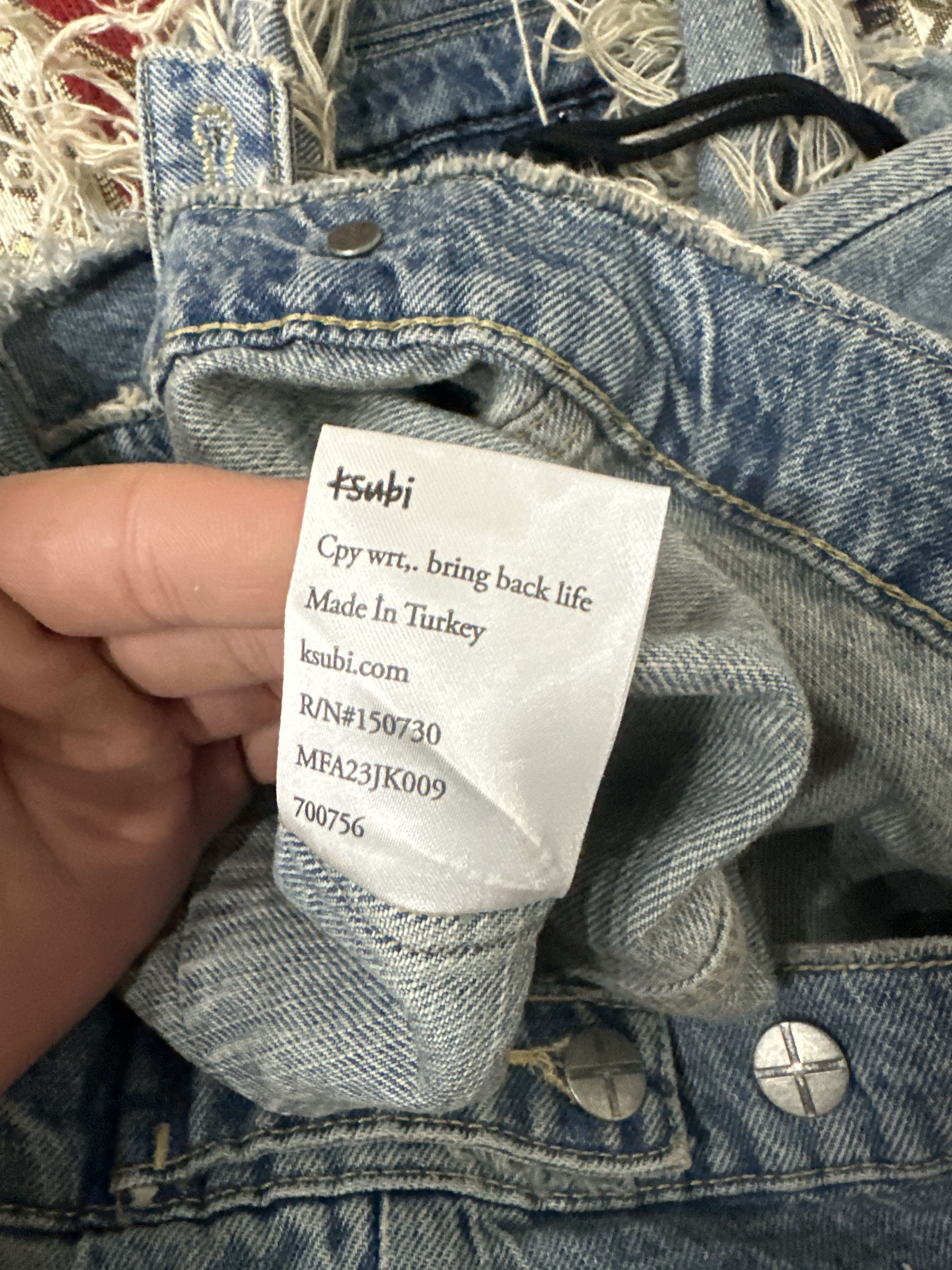 Ksubi Ksubi Heritage Repair Denim Jacket Small Size US S / EU 44-46 / 1 - 12 Thumbnail