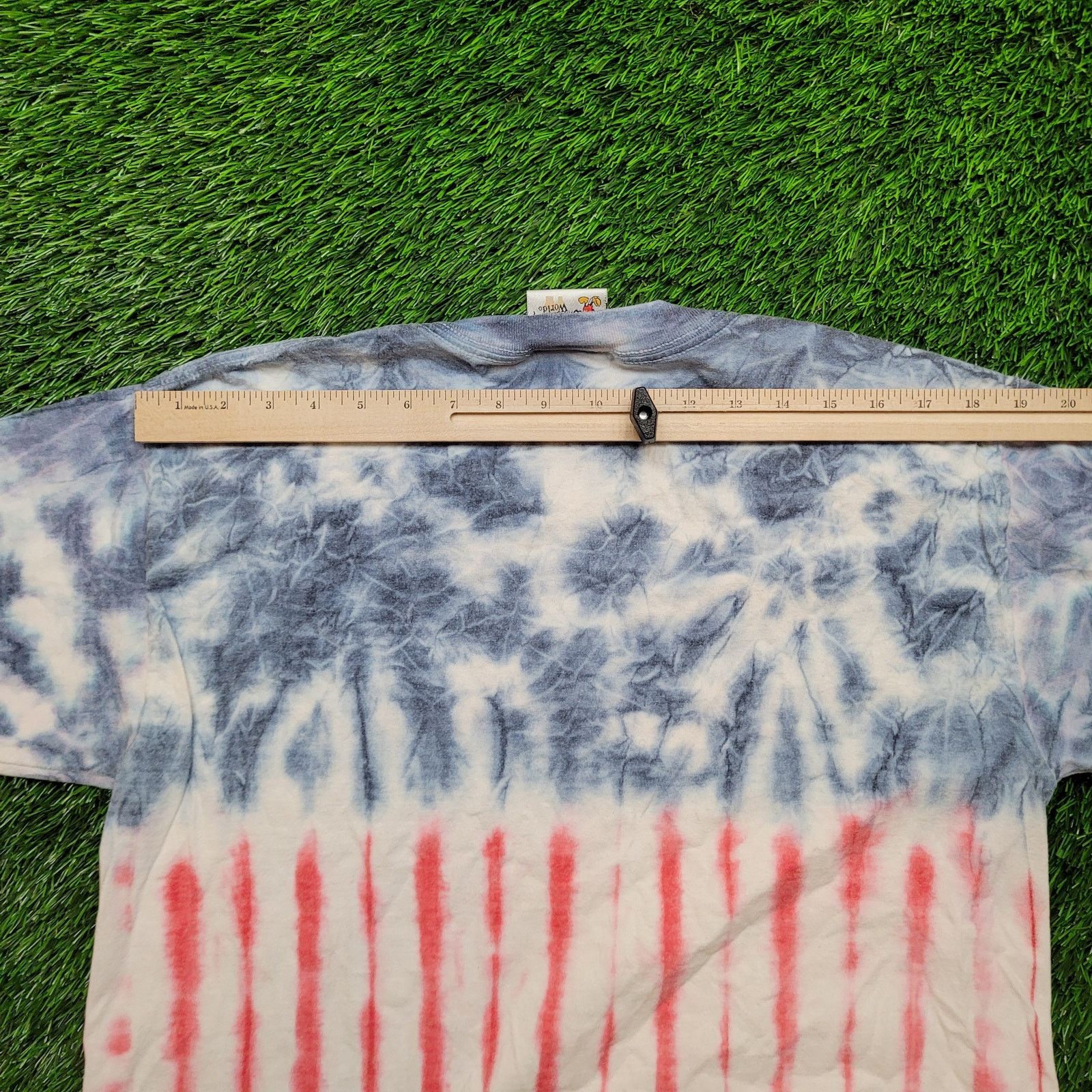 Disney VTG 90s Disney T-Shirt Men S / Women M Tie Dye American Flag Size US S / EU 44-46 / 1 - 10 Thumbnail