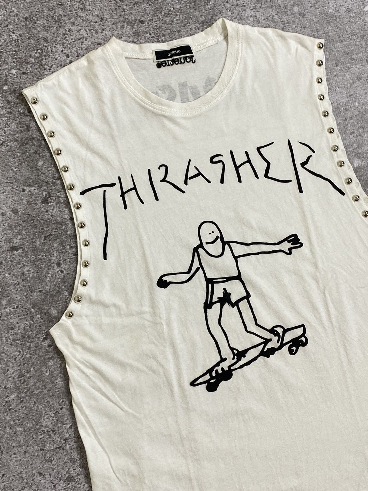 Thrasher Jouetie x Thrasher mark gonzales studded tanktop Size US M / EU 48-50 / 2 - 4 Thumbnail
