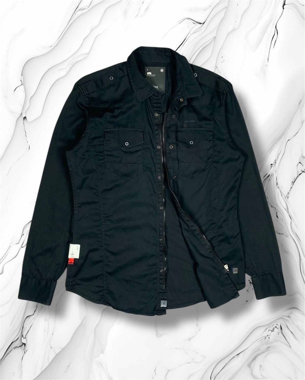G-Star G-Star RAW Midnight Utility Shirt Jacket Size L Size US L / EU 52-54 / 3 - 1 Thumbnail