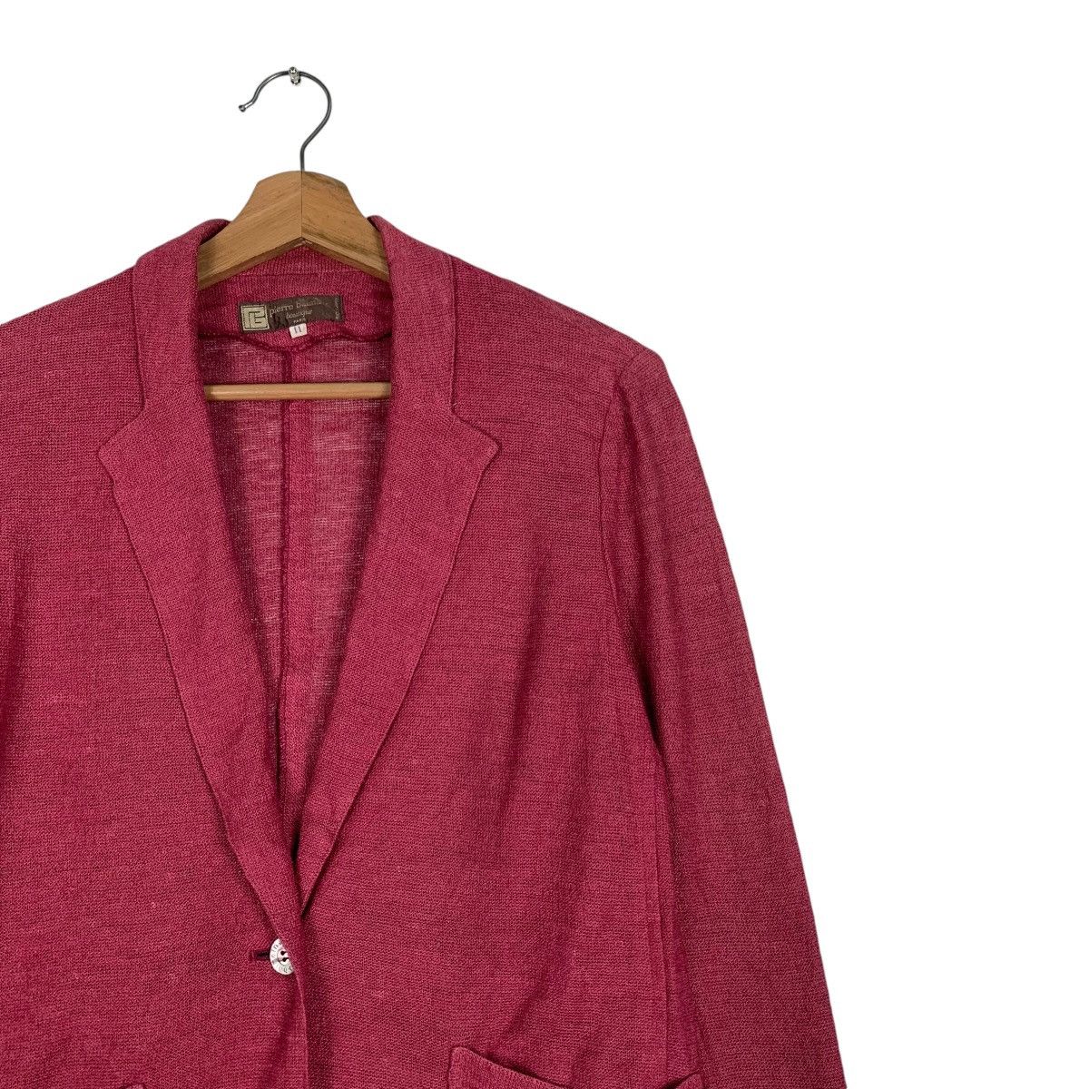 Pierre Balmain PIERRE BALMAIN Boutique Red Blazer Jacket #1225-C55 Size S / US 4 / IT 40 - 5 Thumbnail