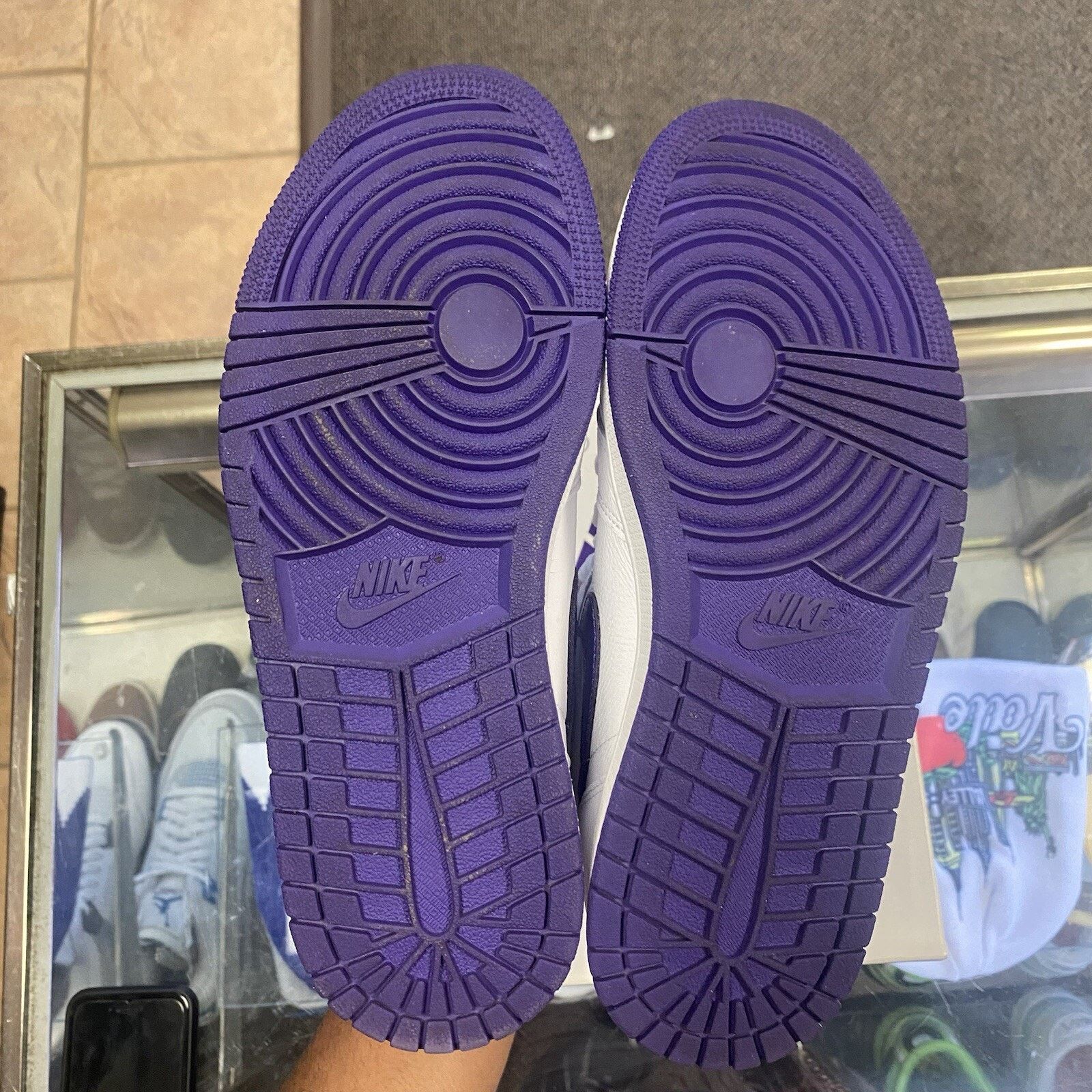 Jordan Brand Size 8 - Womans Air Jordan 1 OG High Court Purple CD0461-151 Size US 8 / IT 38 - 5 Thumbnail
