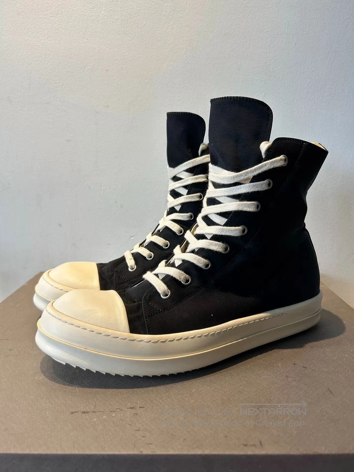Rick Owens rick owens high. Size US 9 / EU 42 - 1 Thumbnail