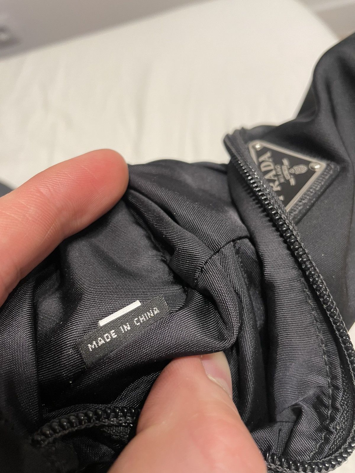 Prada Prada Nylon Waist Belt Bag Black Designer Luxury Streetwear Size ONE SIZE - 13 Thumbnail