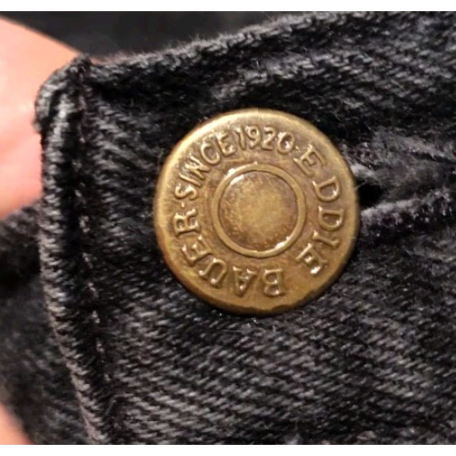 Eddie Bauer VINTAGE Eddie Bauer Womens Jeans 16 High Waisted Tapered Fit Dark Wash 90s Retro Made in USA Size 38" / US 16 / IT 52 - 4 Thumbnail