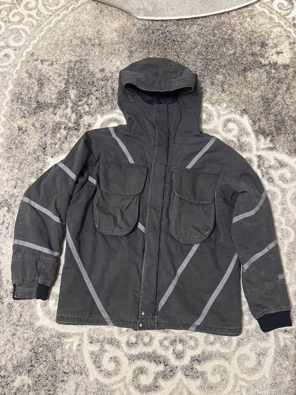 Rare Emporio Armani Archive Reflective Tech Jacket 