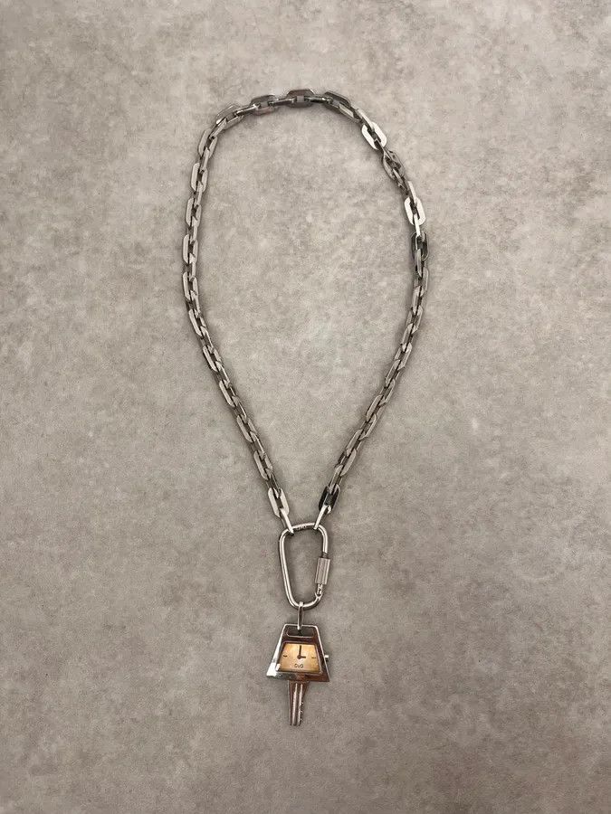 Dolce & Gabbana 2000s Dolce & Gabbana Chain Key Necklace Size ONE SIZE - 1 Thumbnail