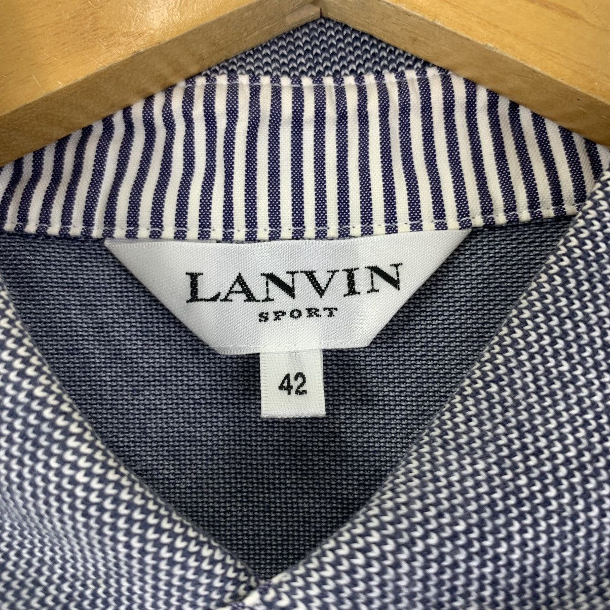 Lanvin Vintage LANVIN PARIS SPORT Golf Collection Polo Tee Shirt Size L / US 10 / IT 46 - 5 Thumbnail