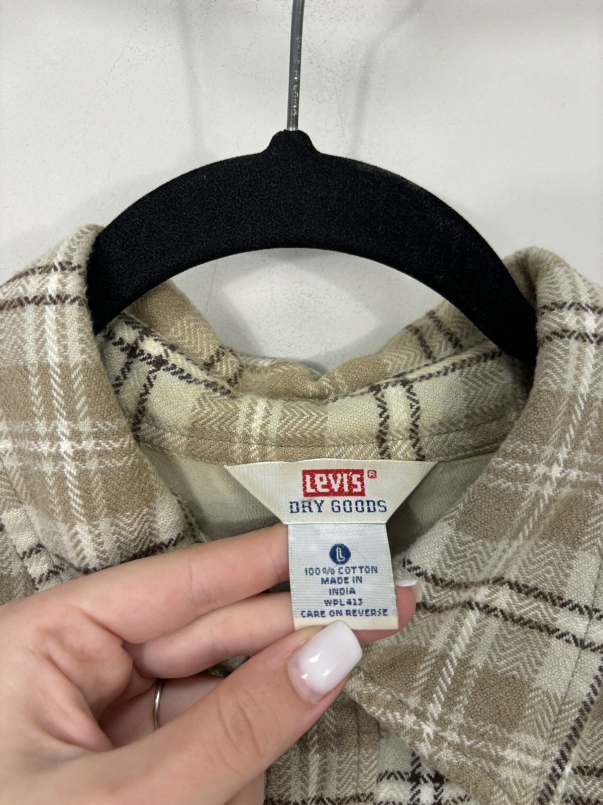 Levi's Vintage Levi’s Dry Goods 90s Checkered Hype Flannel Shirt Size US L / EU 52-54 / 3 - 14 Thumbnail
