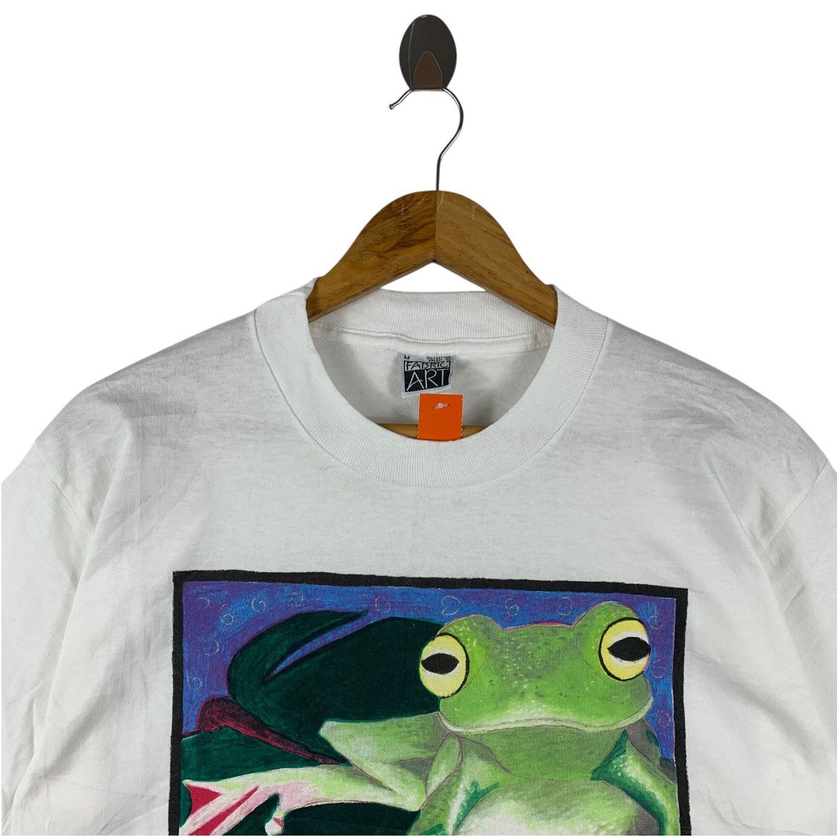 Arts & Science Vintage THE RAINFOREST ART by B.MICHELE big frog printed tee Size US M / EU 48-50 / 2 - 2 Thumbnail