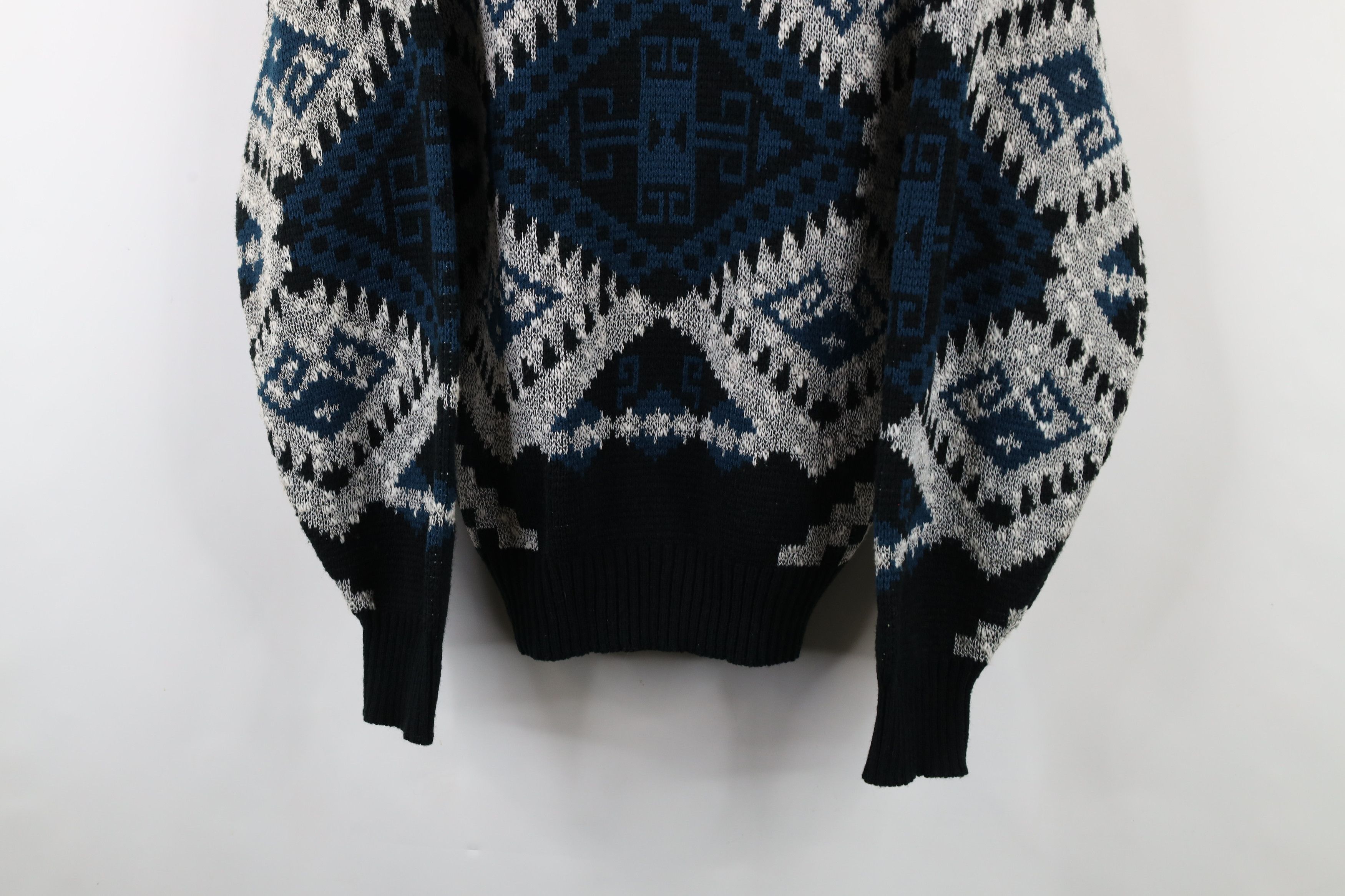 Vintage Vintage 90s Coogi Style Fiesta Geometric Knit Dad Sweater Size US XL / EU 56 / 4 - 3 Thumbnail