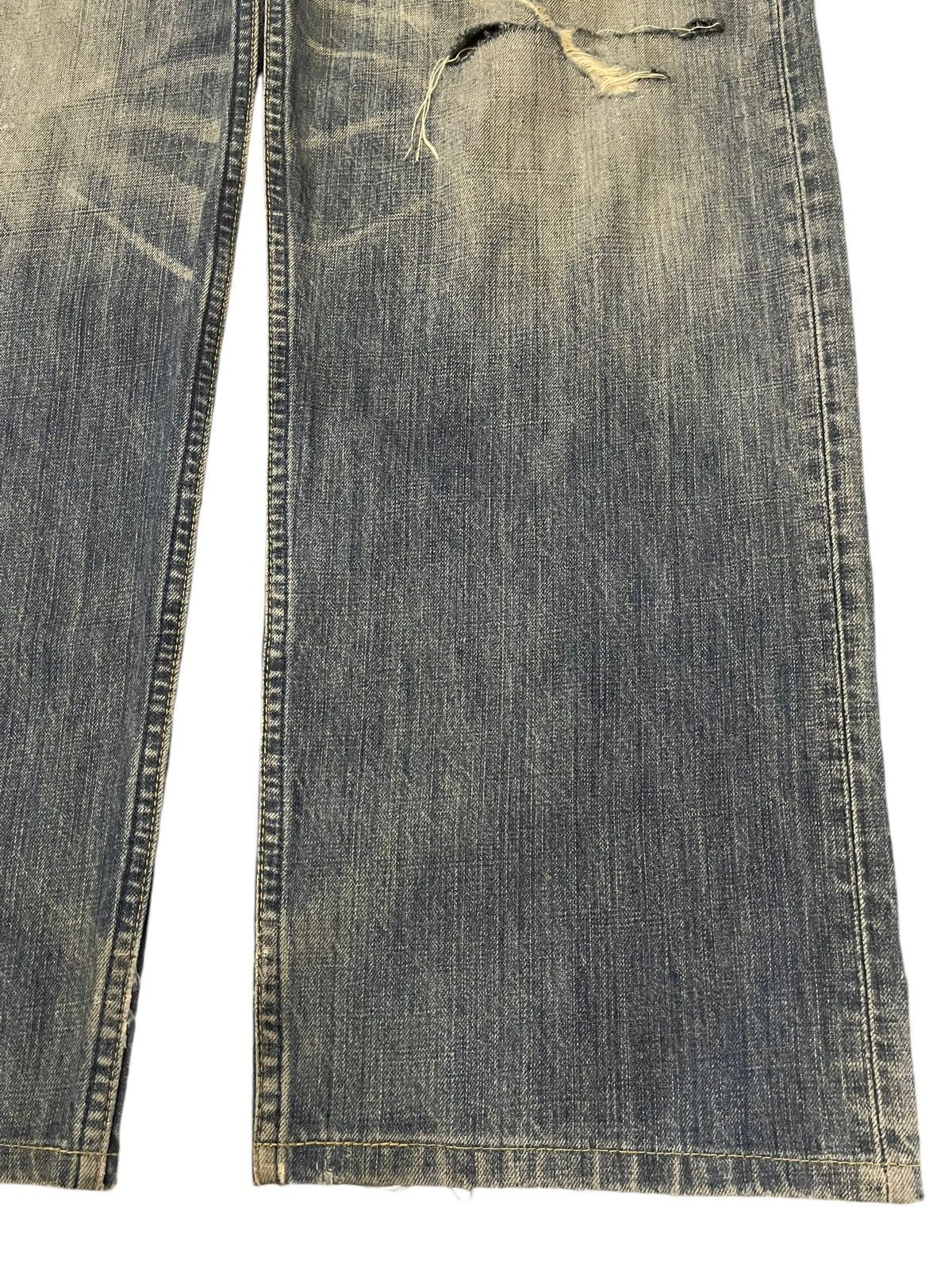 Levi's Vintage 90s Levis 504 Faded Wash Distress Baggy Jeans Size US 35 - 8 Thumbnail