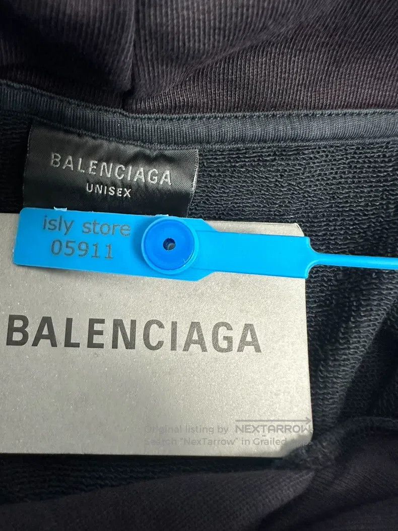 Other Balenciaga Logo hooded long-sleeve sweatshirt Size US M / EU 48-50 / 2 - 4 Thumbnail