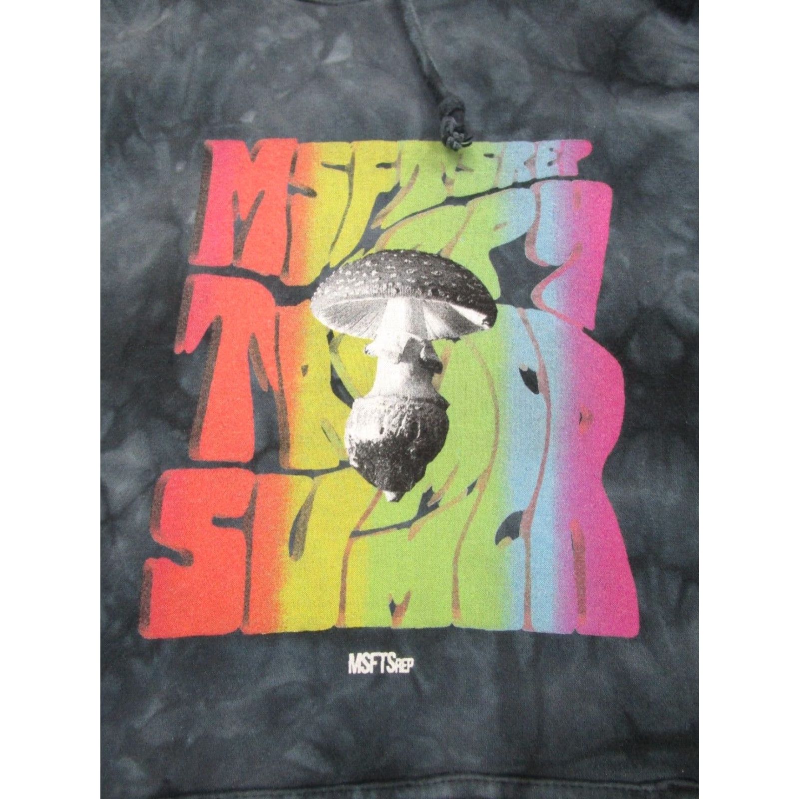 Msftsrep MSFTS Rep Gray Tie Dye Hoodie Sweatshirt Men's Medium Jaden Smith 90s Style Pullover Size US M / EU 48-50 / 2 - 3 Thumbnail