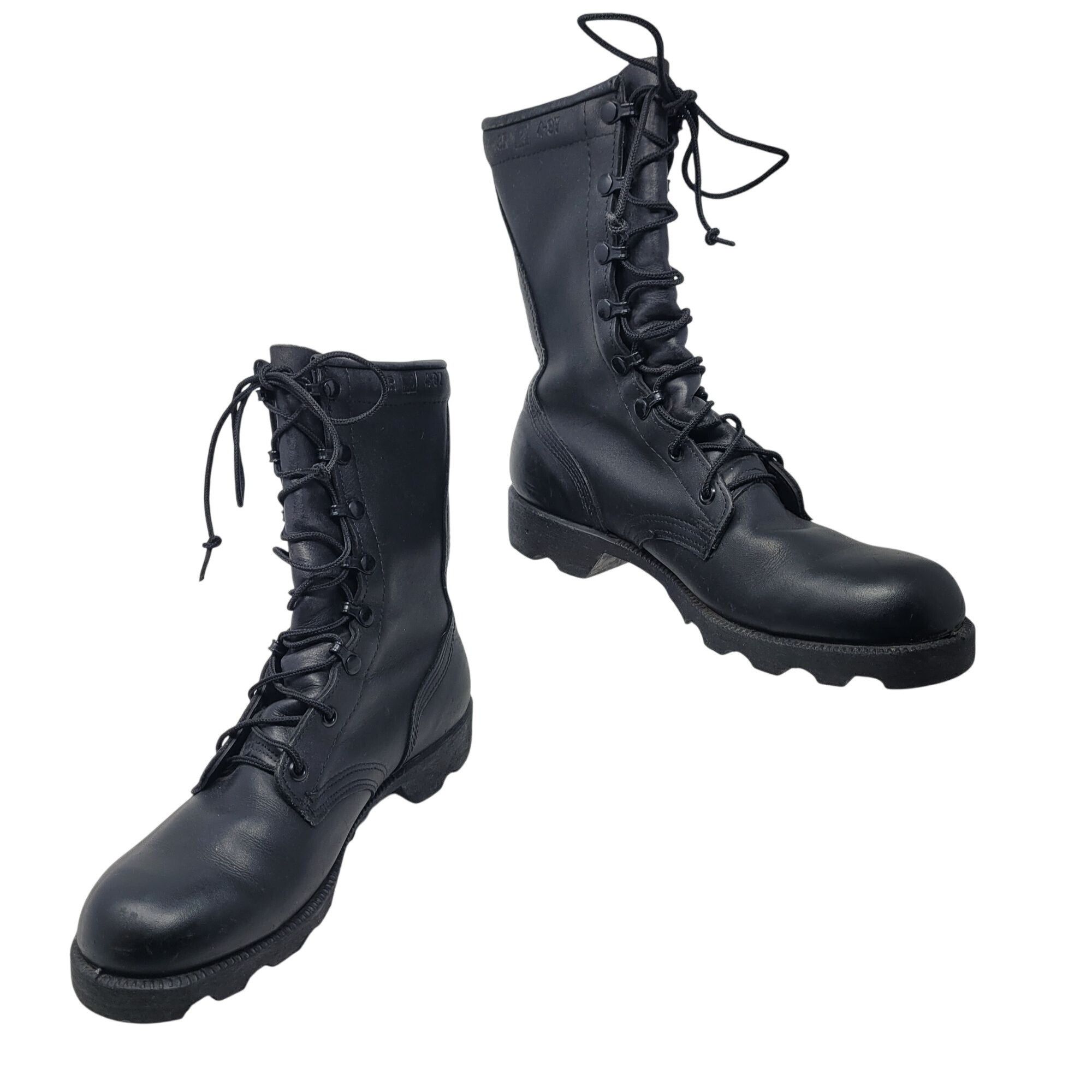 Vintage Vintage Us Military Ro-Search Black Leather Combat Boots 8 S Size US 8 / EU 41 - 1 Thumbnail