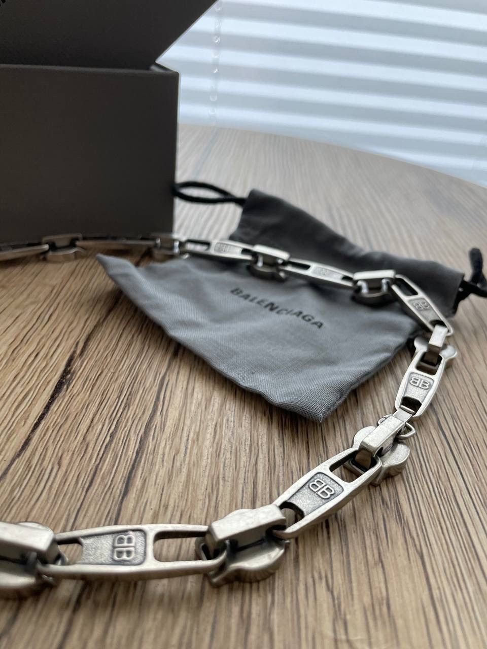 Balenciaga Balenciaga silver zip necklace Size ONE SIZE - 3 Thumbnail