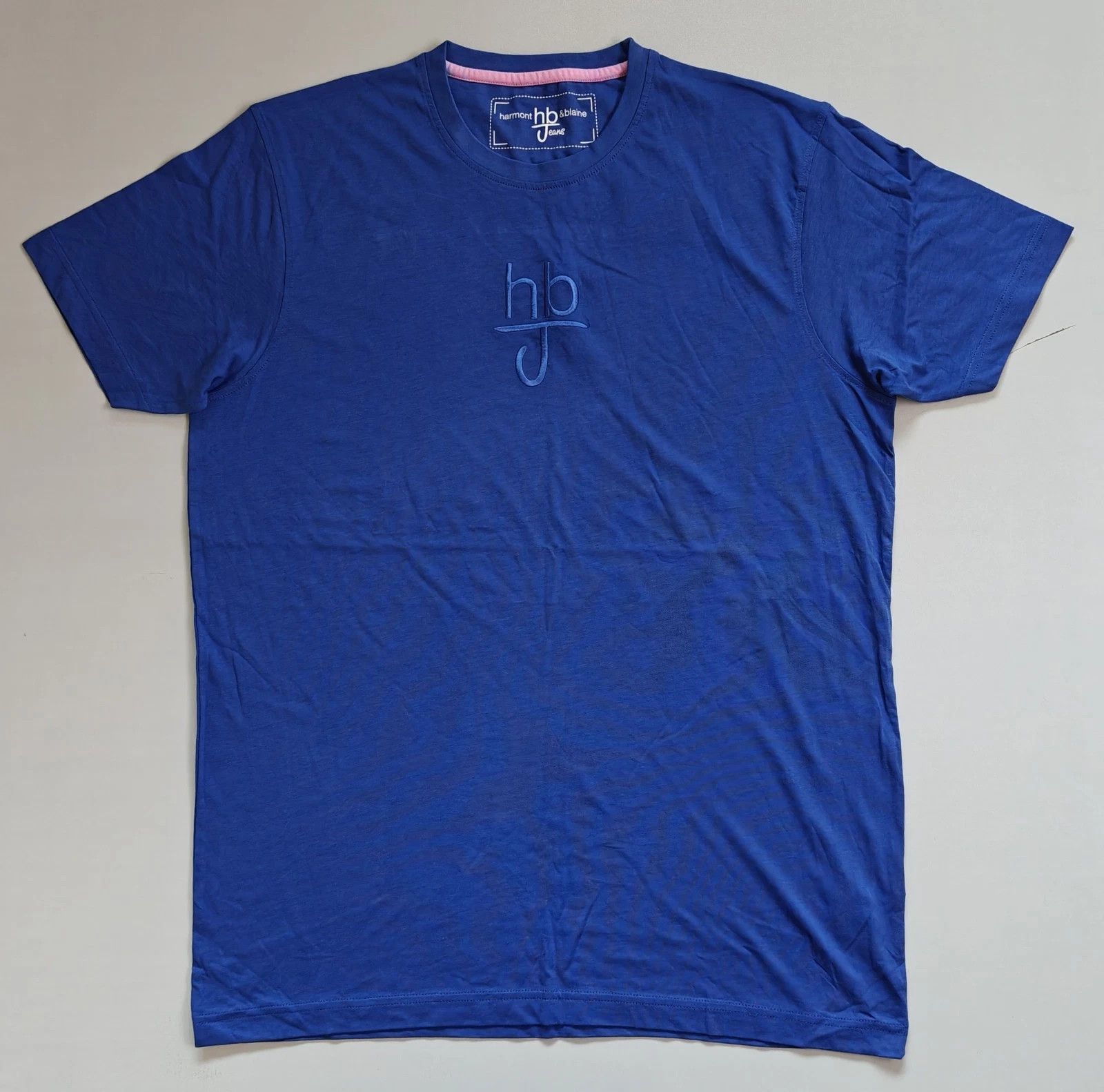 Harmont & Blaine Harmont & Blaine Jeans (HBJ) Crew Neck T-shirt ASM/2053 Size US XXL / EU 58 / 5 - 2 Thumbnail